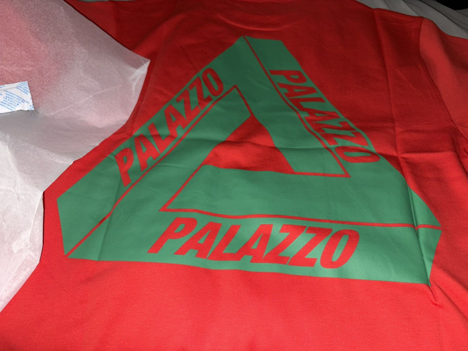 Palace Italian Tri Lingual T-Shirt Red