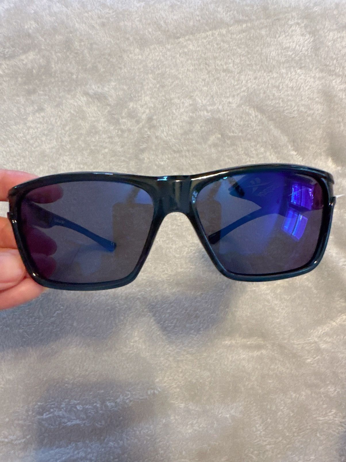Reebok Reebok sunglasses Silicone black frame grey blue reflective Size ONE SIZE - 11 Thumbnail