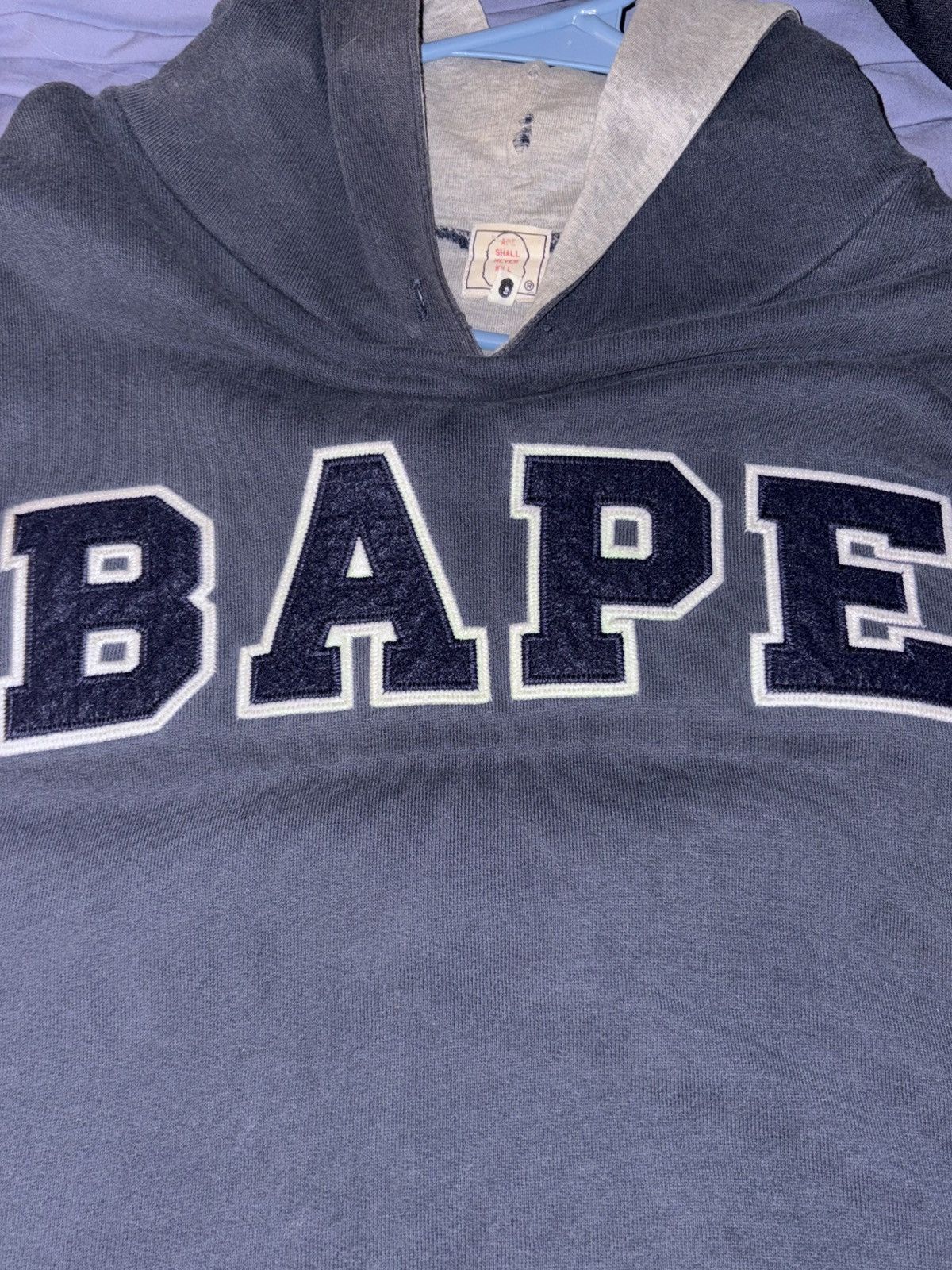 Bape Vintage Bape letter college crewneck Size US M / EU 48-50 / 2 - 3 Thumbnail