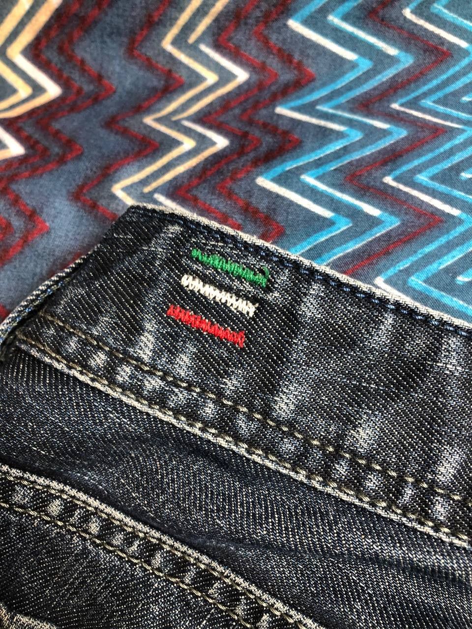 Japanese Brand Crazy Crash Dirty Baggy Faded Jean Japan Avant Garde Style Size US 32 / EU 48 - 4 Thumbnail