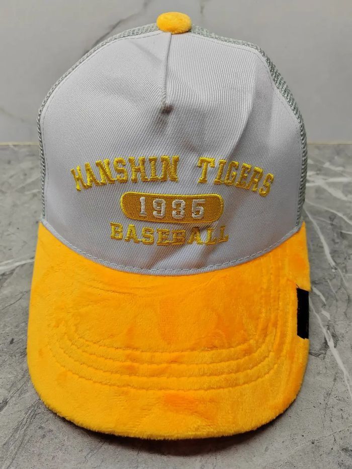 Japanese Brand Vintage Hanshin Tiger Trucker Cap Hat Size ONE SIZE - 2 Thumbnail