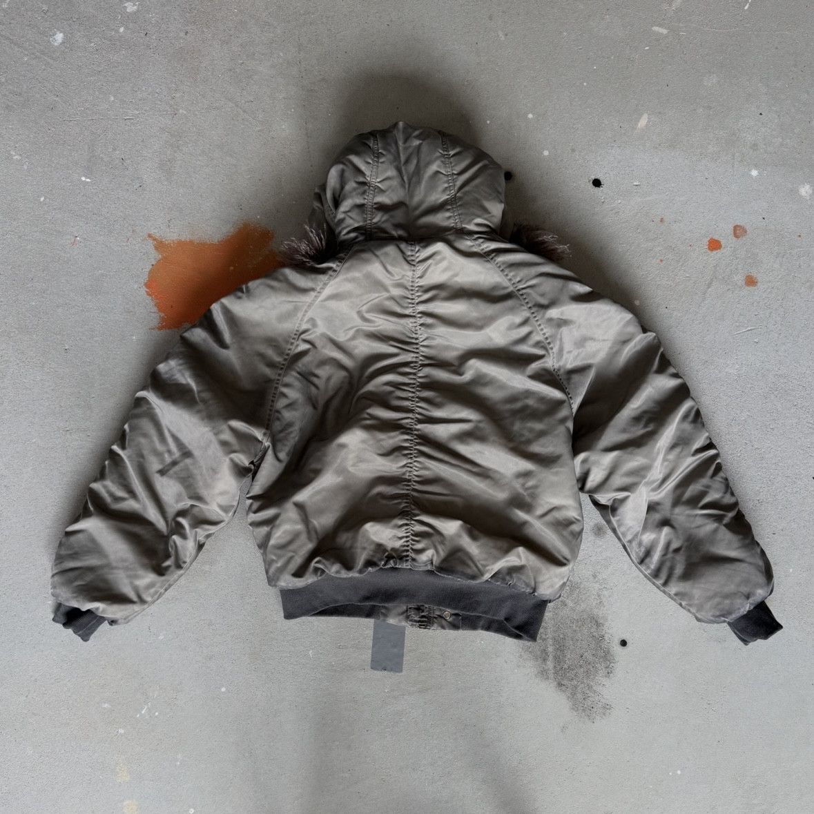 ジャケット・アウター NO/FAITH STUDIOS ASTRO FUR BOMBER JACKET ASTRO FUR BOMBER JACKET GREY – NO/FAITH STUDIOS