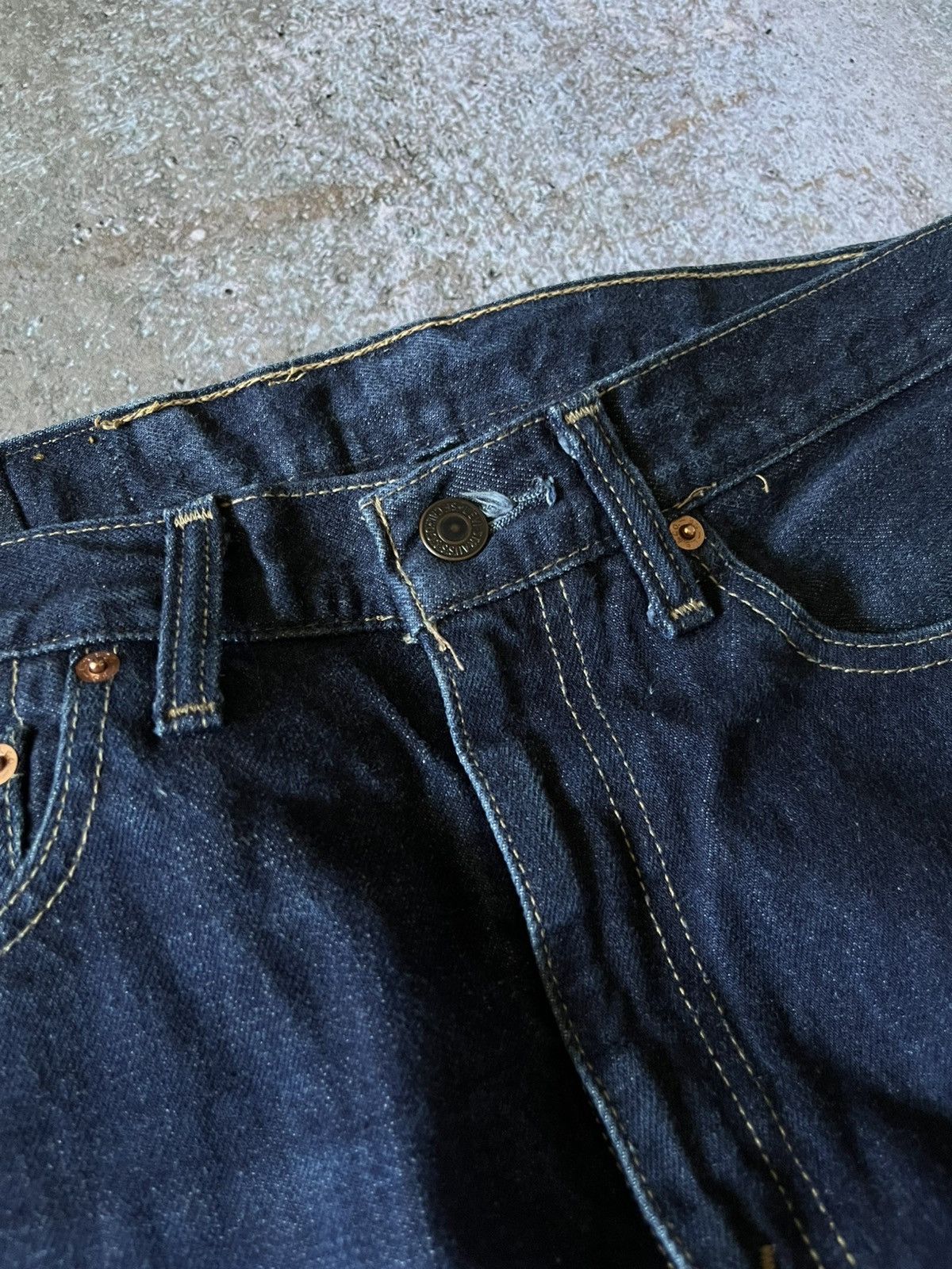 Levi's Crazy Levi’s Japanese navy denim bootcut y2k vintage jeans Size US 32 / EU 48 - 9 Thumbnail