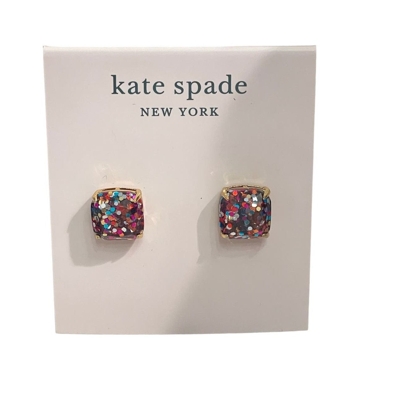 Kate Spade Kate Spade New York Mini Small Square Studs Earrings Multi Size ONE SIZE - 1 Thumbnail