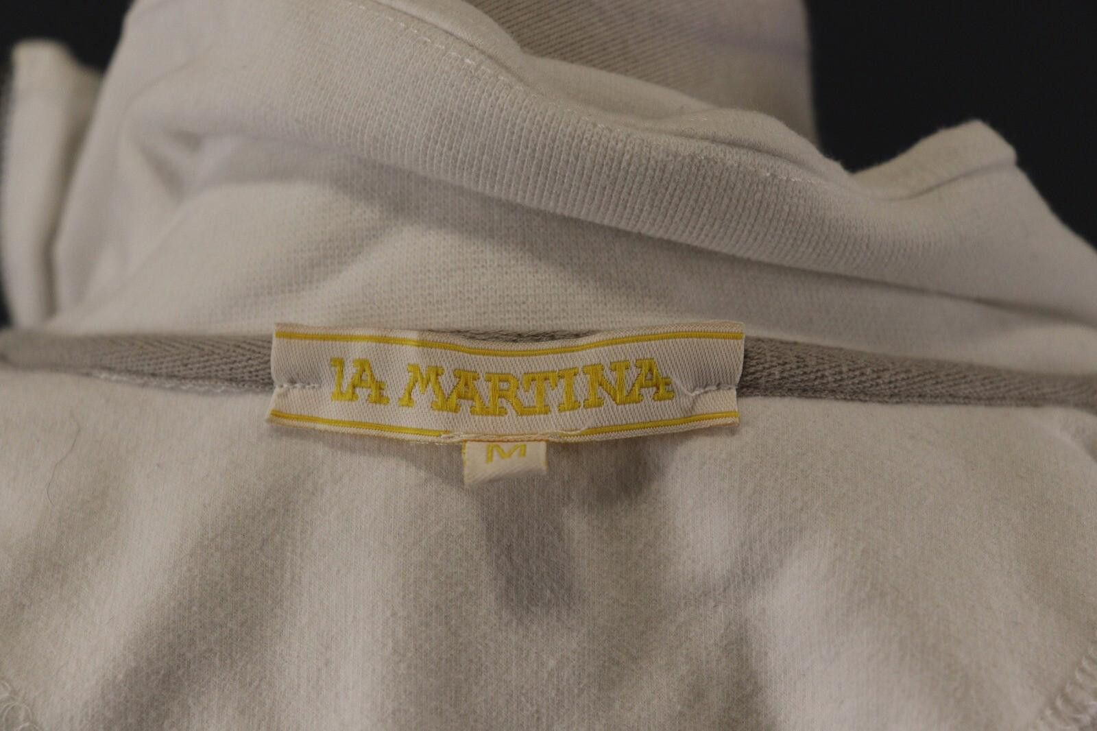 La Martina La Martina White Full Zip Long Sleeve Sweater Size M Size M / US 6-8 / IT 42-44 - 11 Thumbnail