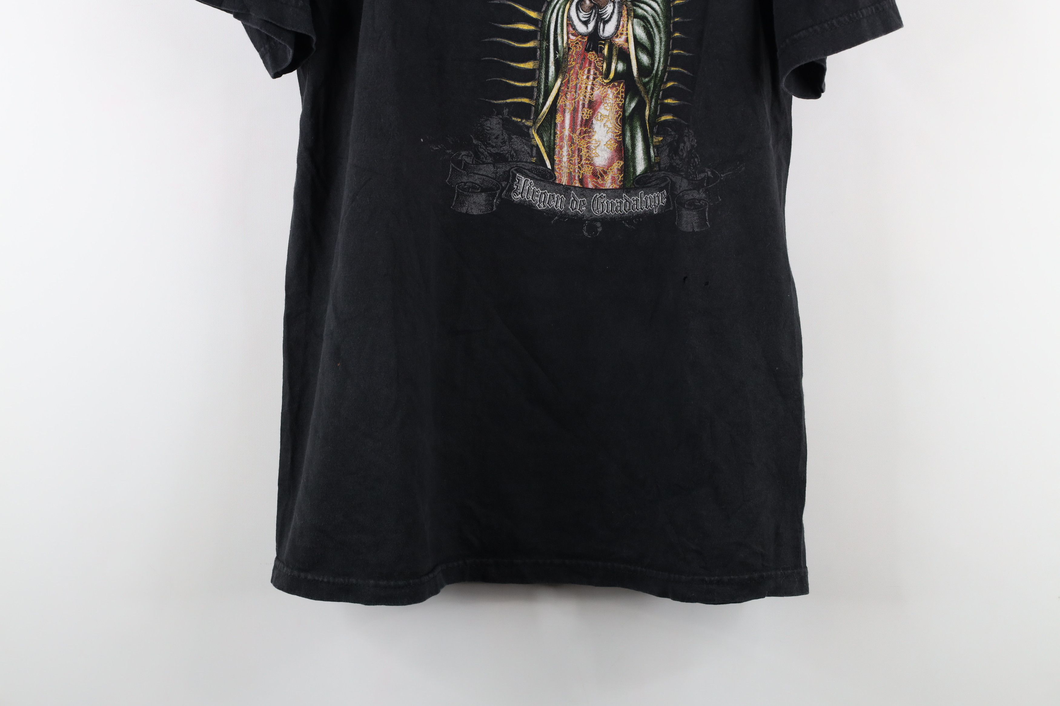 Vintage Vintage Spell Out Our Lady of Guadalupe Mexico T-Shirt Black Size US M / EU 48-50 / 2 - 3 Thumbnail