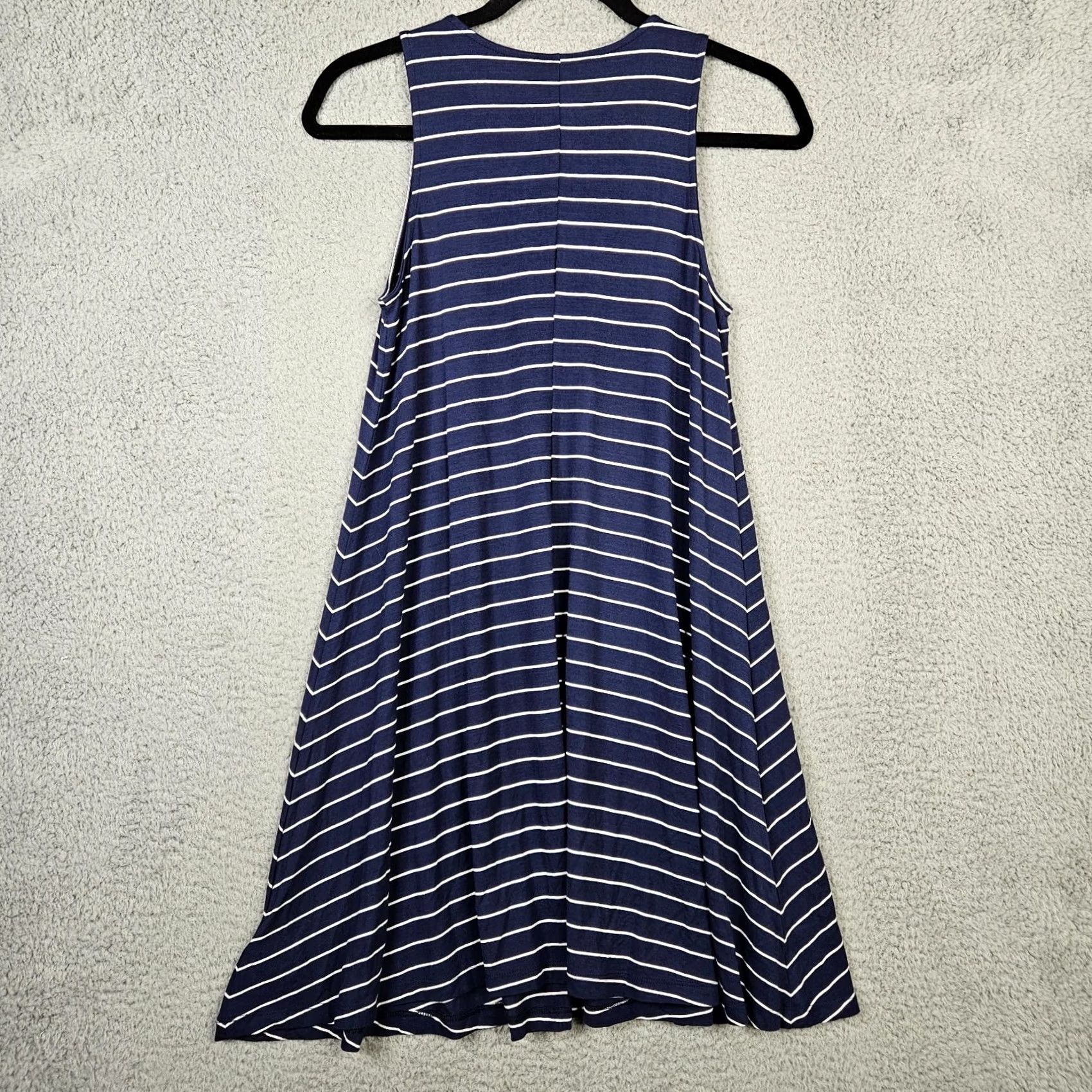 Old Navy Old Navy Tank Dress XS New Round Neck Sleeveless Navy Blue Stretch Colorful Casual Modern Women’s Tank Dress XS Old Navy Size XS / US 0-2 / IT 36-38 - 2 Thumbnail