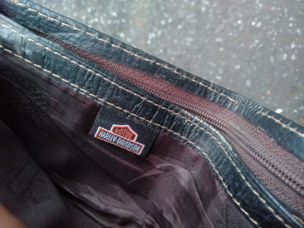 Harley Davidson × Leather × Vintage Vintage Harley Davidson Leather Wallet Size ONE SIZE - 3 Thumbnail