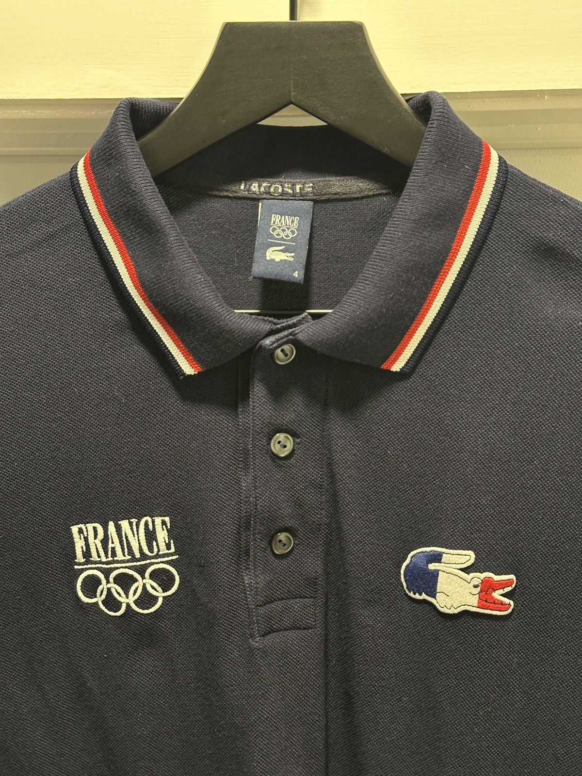 Lacoste Lacoste Made in France Men’s Olympic Team Polo Size US M / EU 48-50 / 2 - 2 Thumbnail
