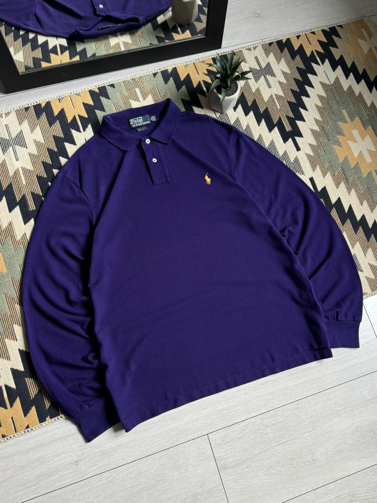 Polo Ralph Lauren Vintage Polo Ralph Lauren Rugby Longsleve Size US XL / EU 56 / 4 - 2 Thumbnail