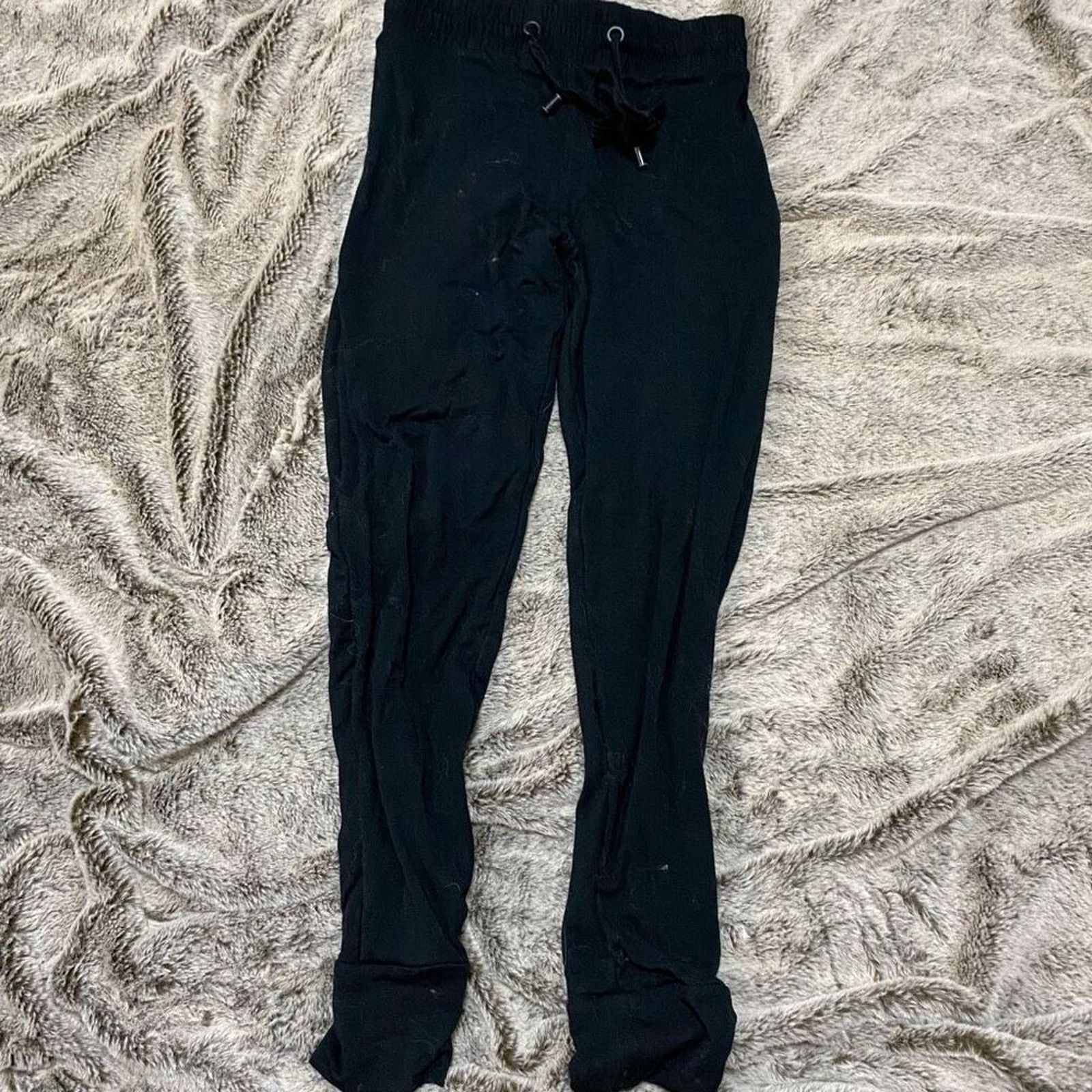 Other Oh Polly Black Fitted Joggers | Sz 4 Size 27" / US 4 / IT 40 - 2 Thumbnail