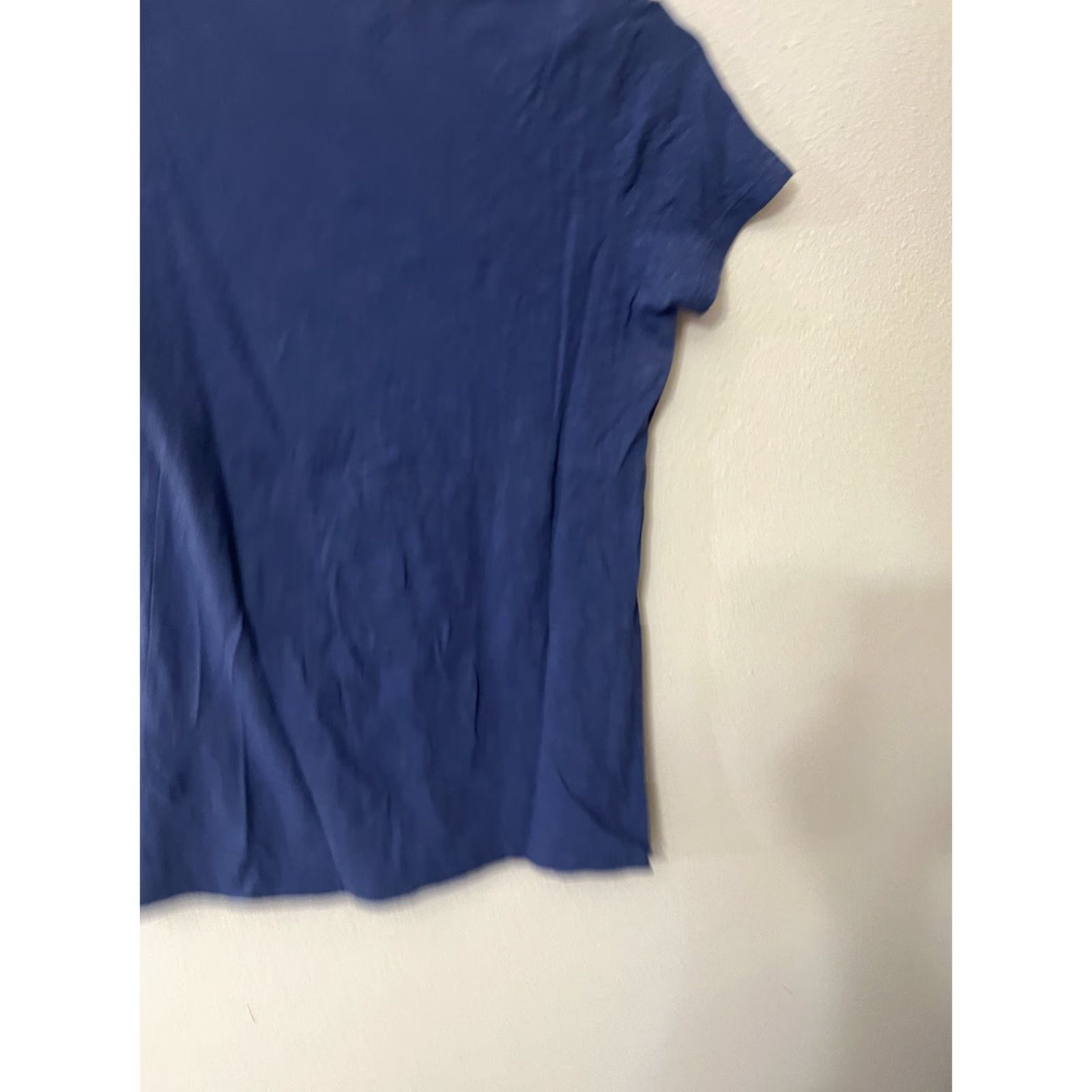 J Brand 47 Brand New York Giants Women's T-Shirt Sz Small Blue V-Neck Short Sleeve Sports Logo Size S / US 4 / IT 40 - 2 Thumbnail