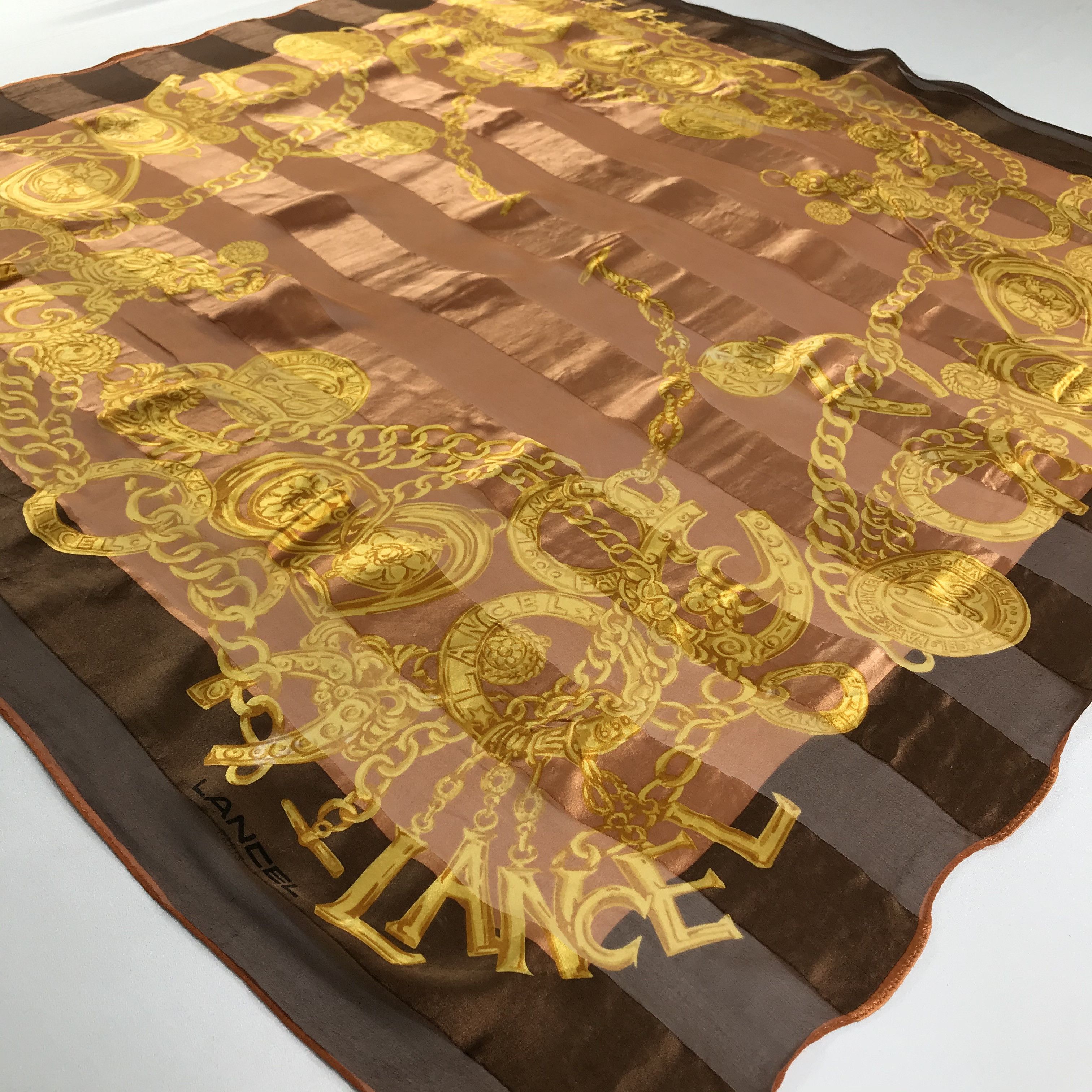 Lancel Vintage Lancel Silk Scarf Size ONE SIZE - 3 Thumbnail