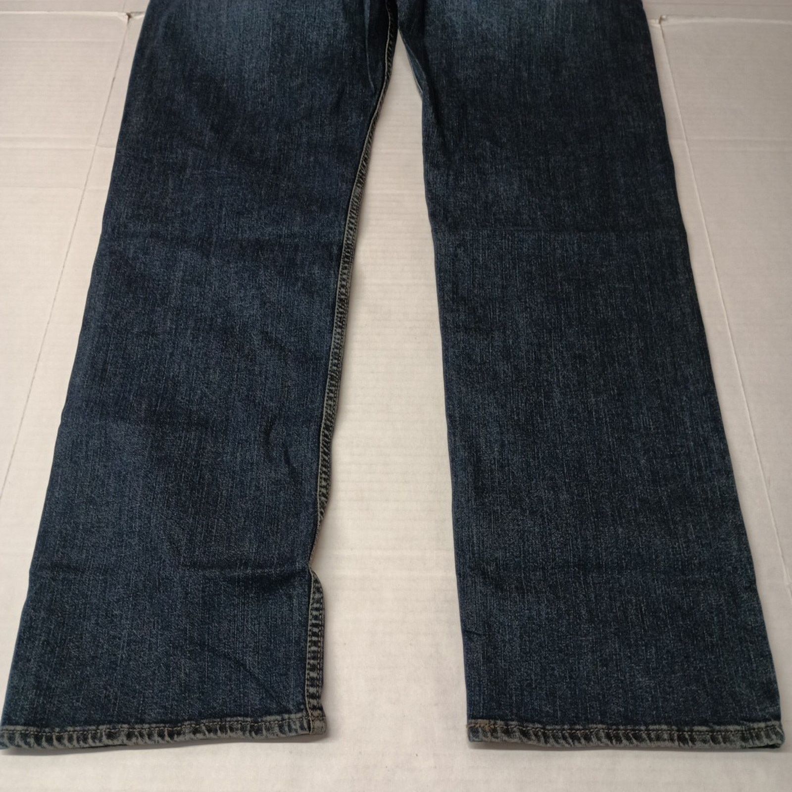 Levi's Signature By Levi Straight Jeans Mens 36x34 Blue Cotton Flex Size US 36 / EU 52 - 8 Thumbnail