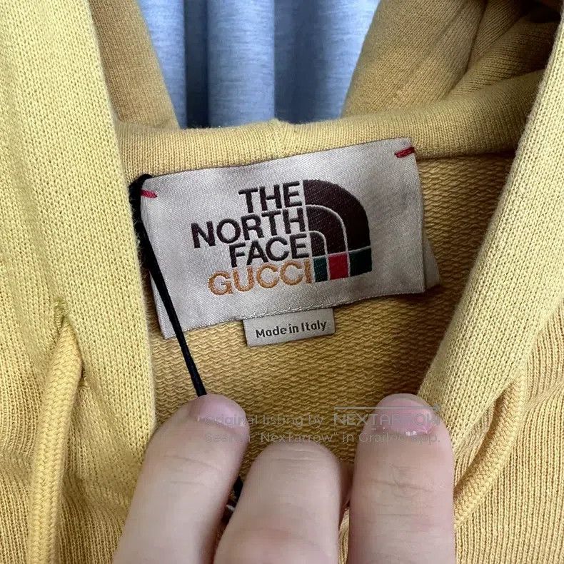 Gucci Gucci Yellow hooded zippered sweatshirt jacket Size US XXL / EU 58 / 5 - 3 Thumbnail