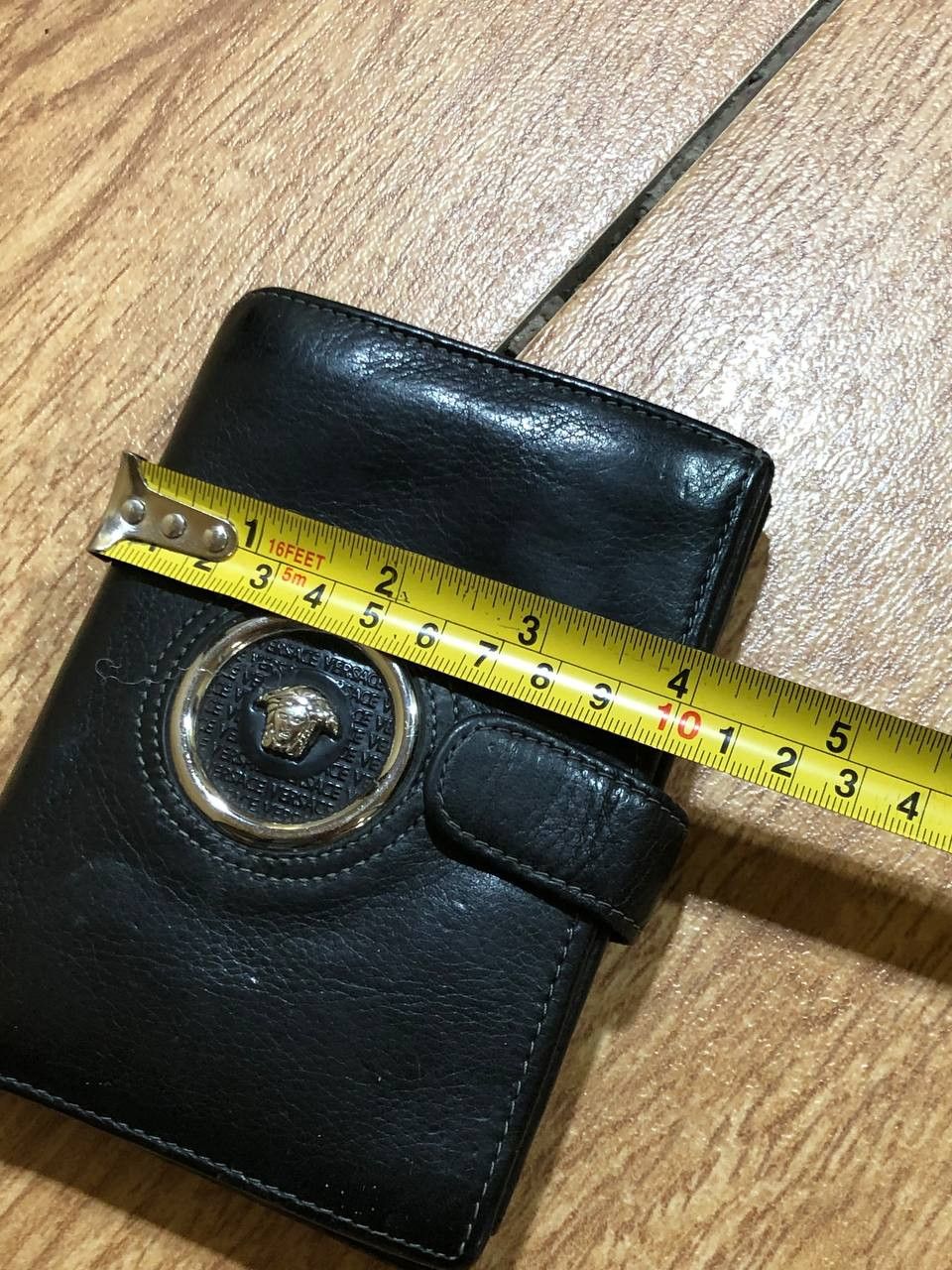 Versace Versace Leather Card Holder - Black Wallets Size ONE SIZE - 5 Thumbnail