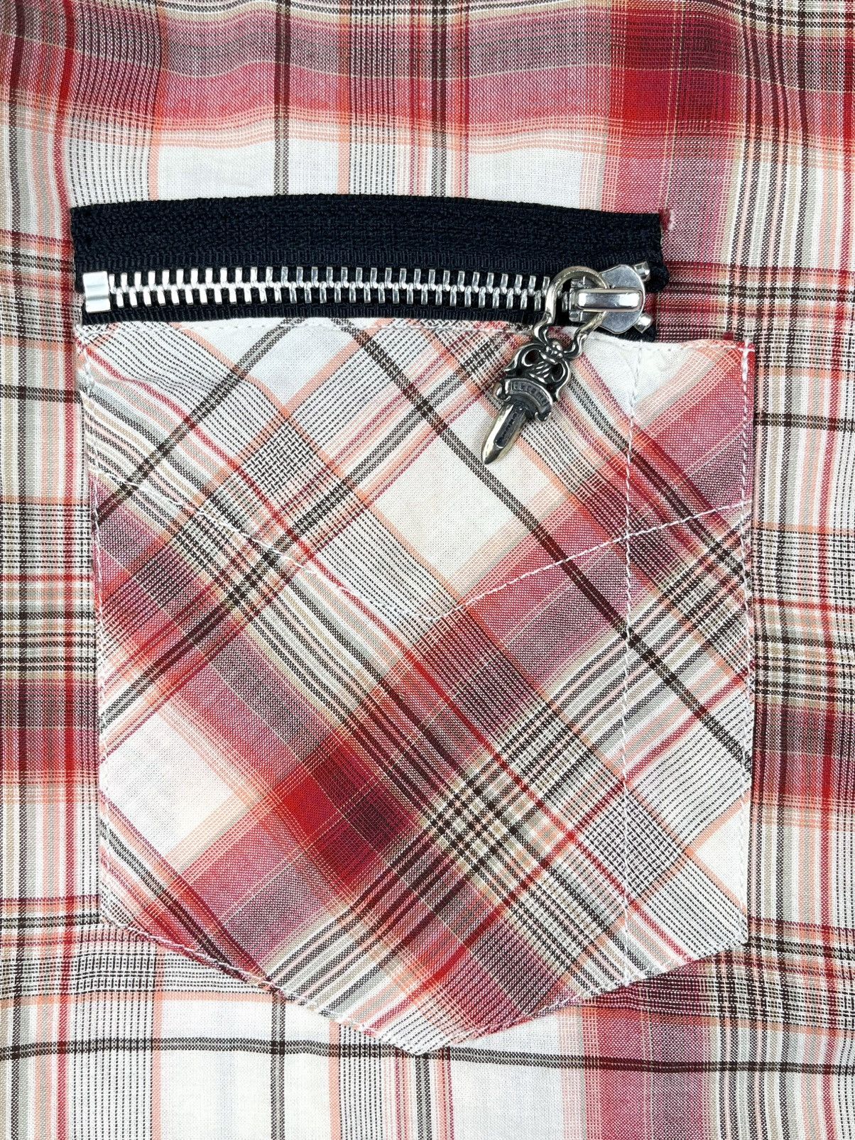 Chrome Hearts Chrome Hearts Oversized Cross Patch Leather Button Up Shirt Size US M / EU 48-50 / 2 - 8 Thumbnail