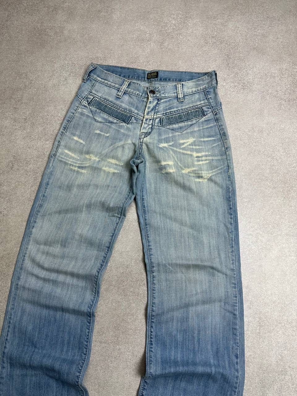 G-Star Vintage 90s G-star Raw If Six Japanese Style Flared Jeans 30 Size US 30 / EU 46 - 2 Thumbnail