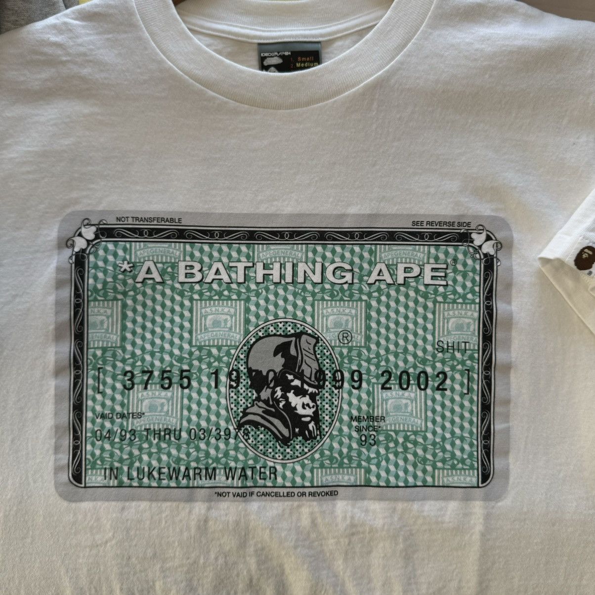 Bape × Nigo × Vintage OG Amex EC Class Credit Card Tee Size US M / EU 48-50 / 2 - 5 Thumbnail