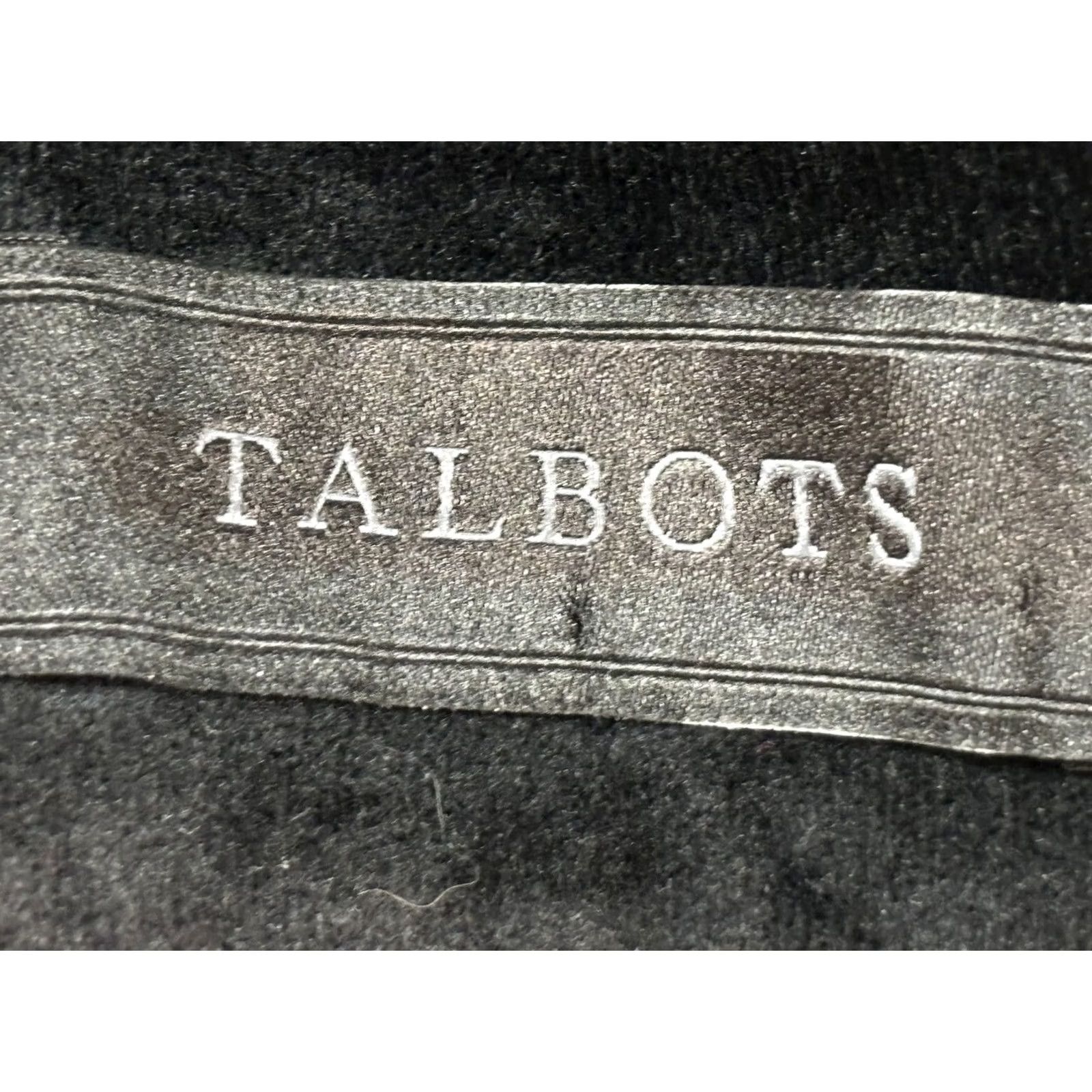 Talbots NEW! Talbots Hampshire Ankle Pants Womens 22W Plus Black Velvet Classic Holiday Size 40" / US 18 - 5 Thumbnail