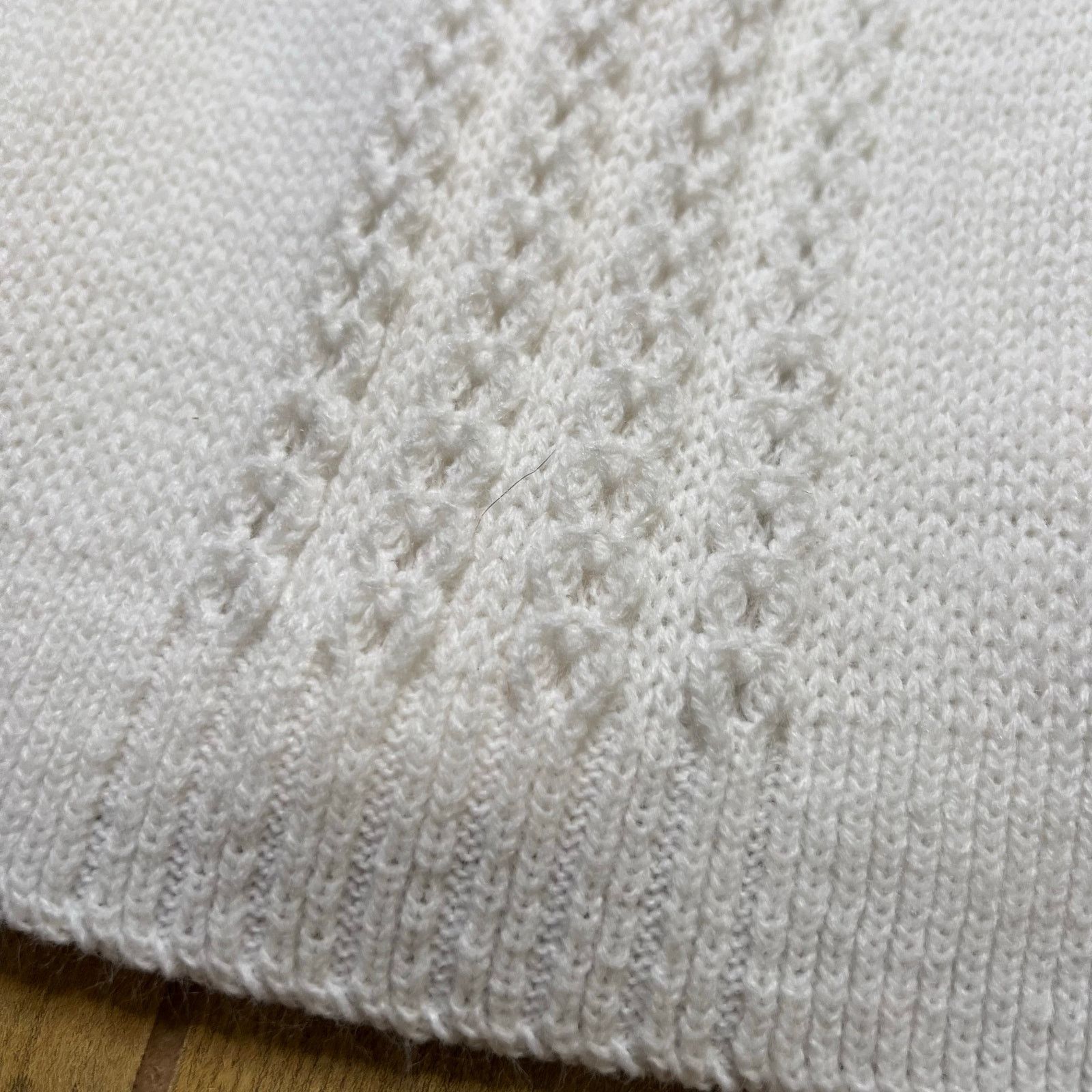 Vintage Vintage Bemidji Woolen Mills Knit Sweater Vest White USA M/L Size US M / EU 48-50 / 2 - 8 Thumbnail