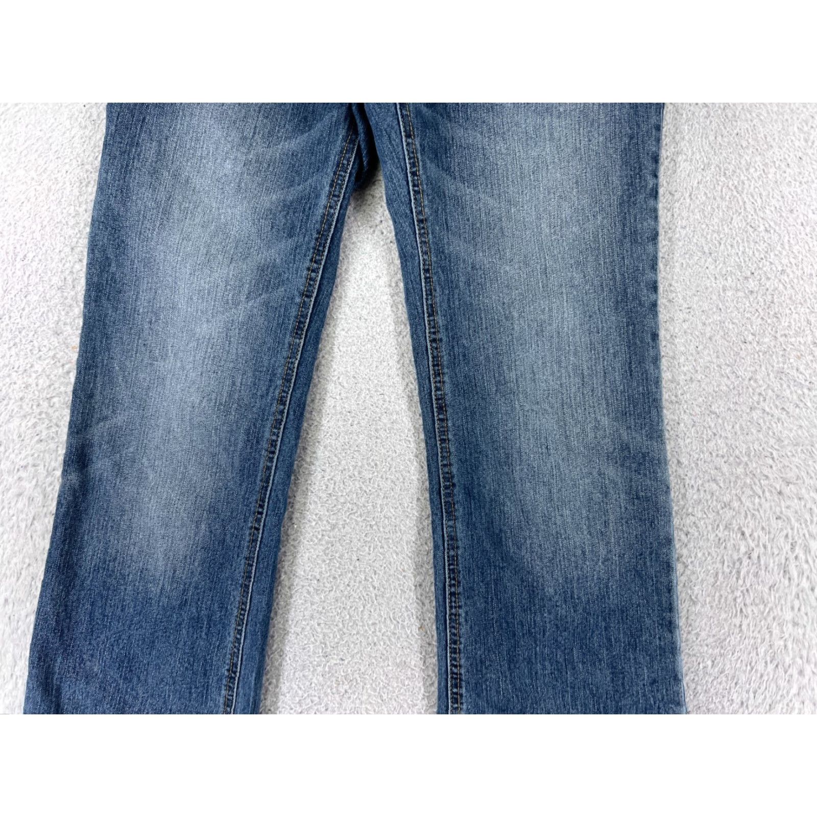 Denime Daisy Fuentes Jeans Womens Bootcut Denim Blue 26x31 Low Rise 4 Cotton 5-Pocket Design Regular Stretch Size 27" / US 4 / IT 40 - 3 Thumbnail