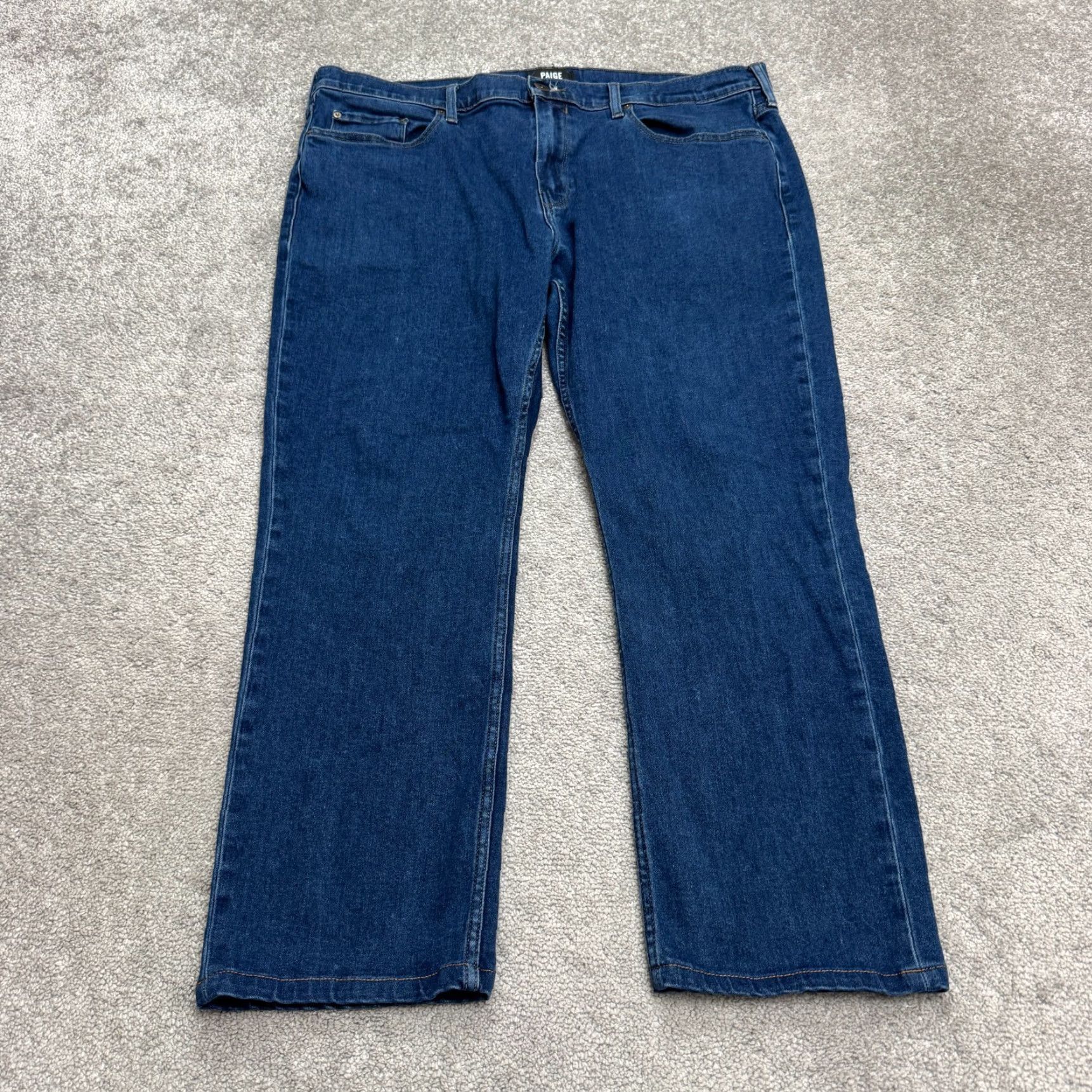 Paige Paige Federal Jeans Straight Leg Denim Womens 38 Blue Cotton Blend Casual Vintage No Size 26" / US 2 / IT 38 - 2 Thumbnail