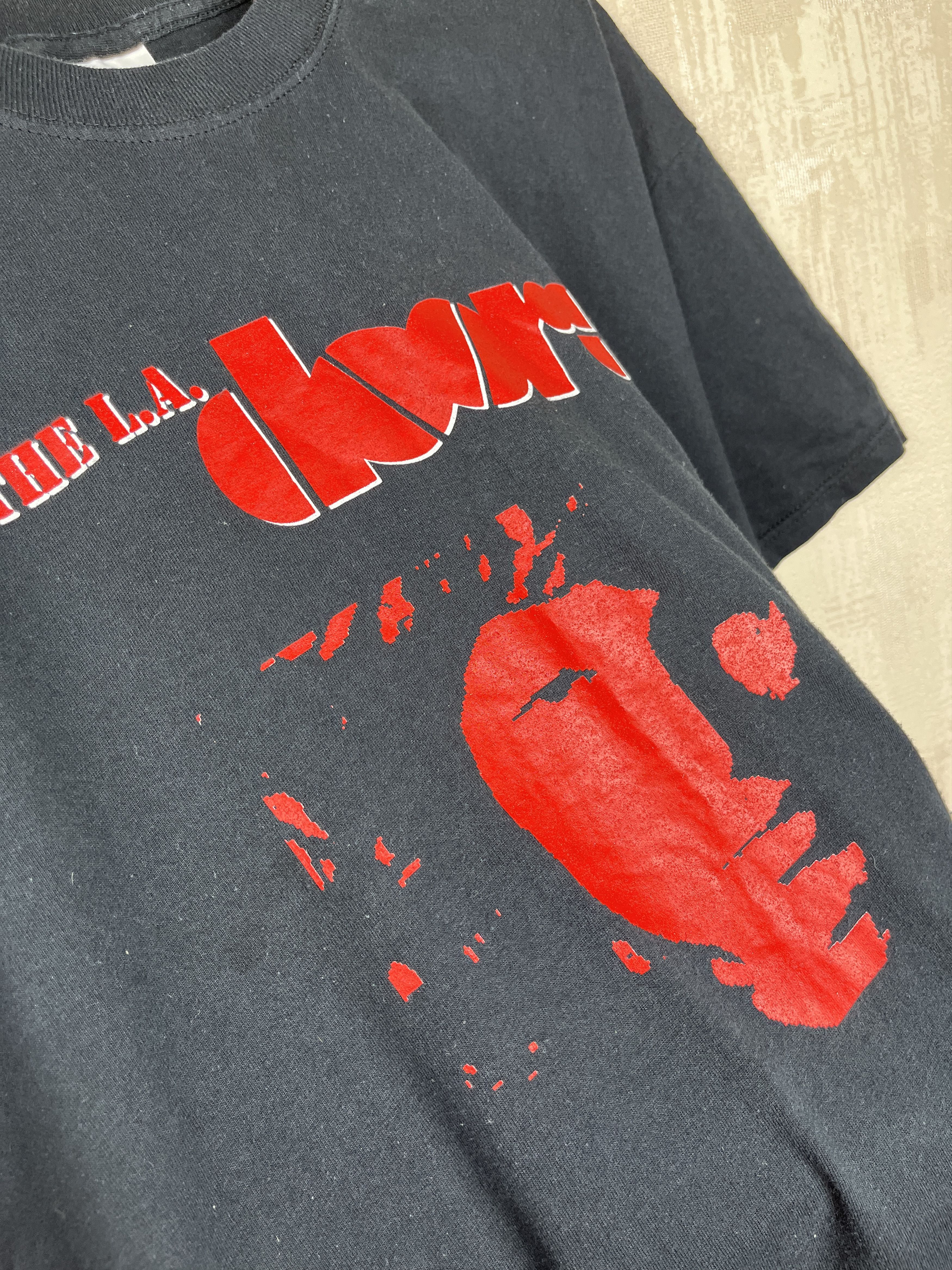 Band Tees The L.A. Doors Pere Lachaise 3rd July 2001 Vintage T-shirt Size US XL / EU 56 / 4 - 6 Thumbnail
