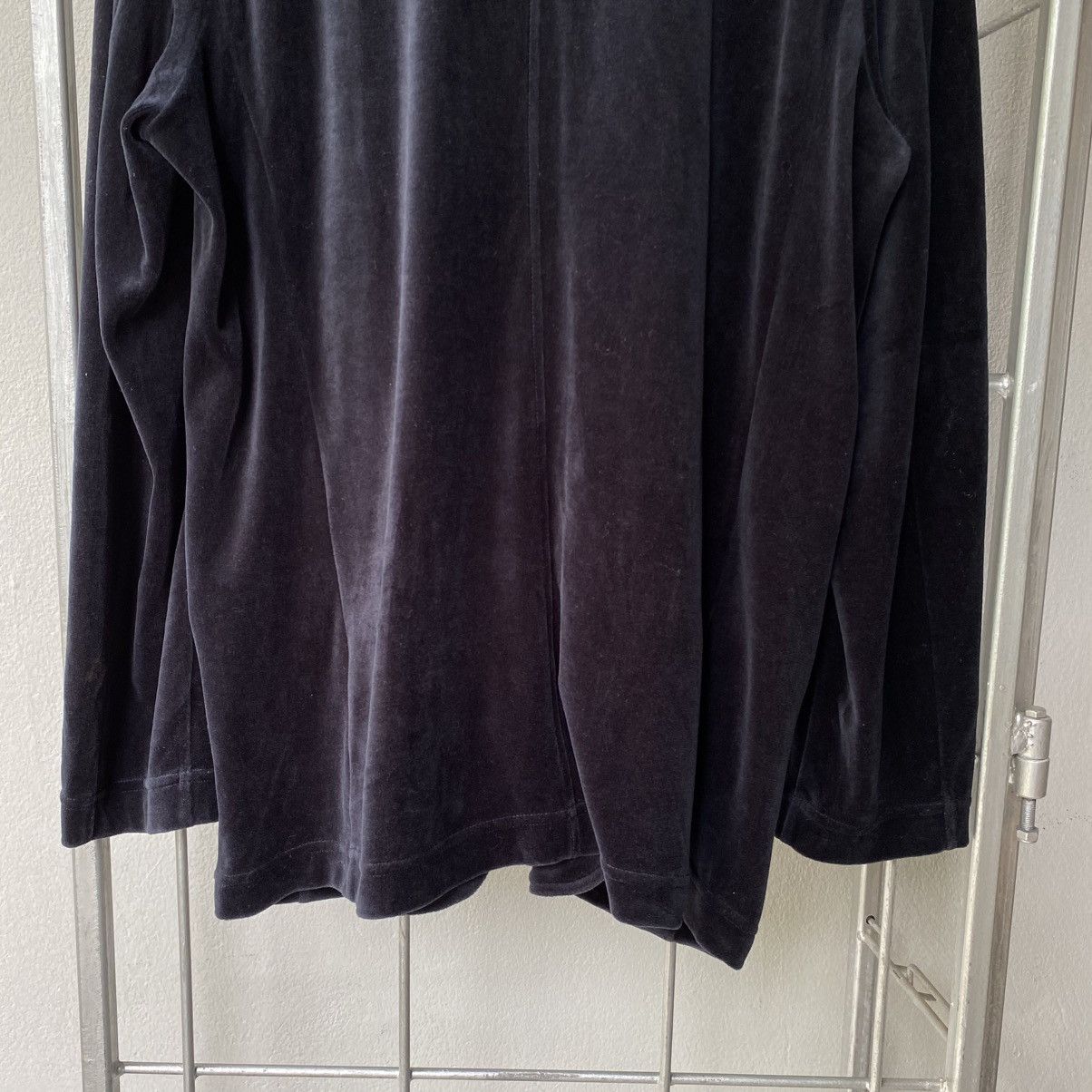 Adidas Adidas Black Velour Zip Jacket Size US M / EU 48-50 / 2 - 18 Thumbnail
