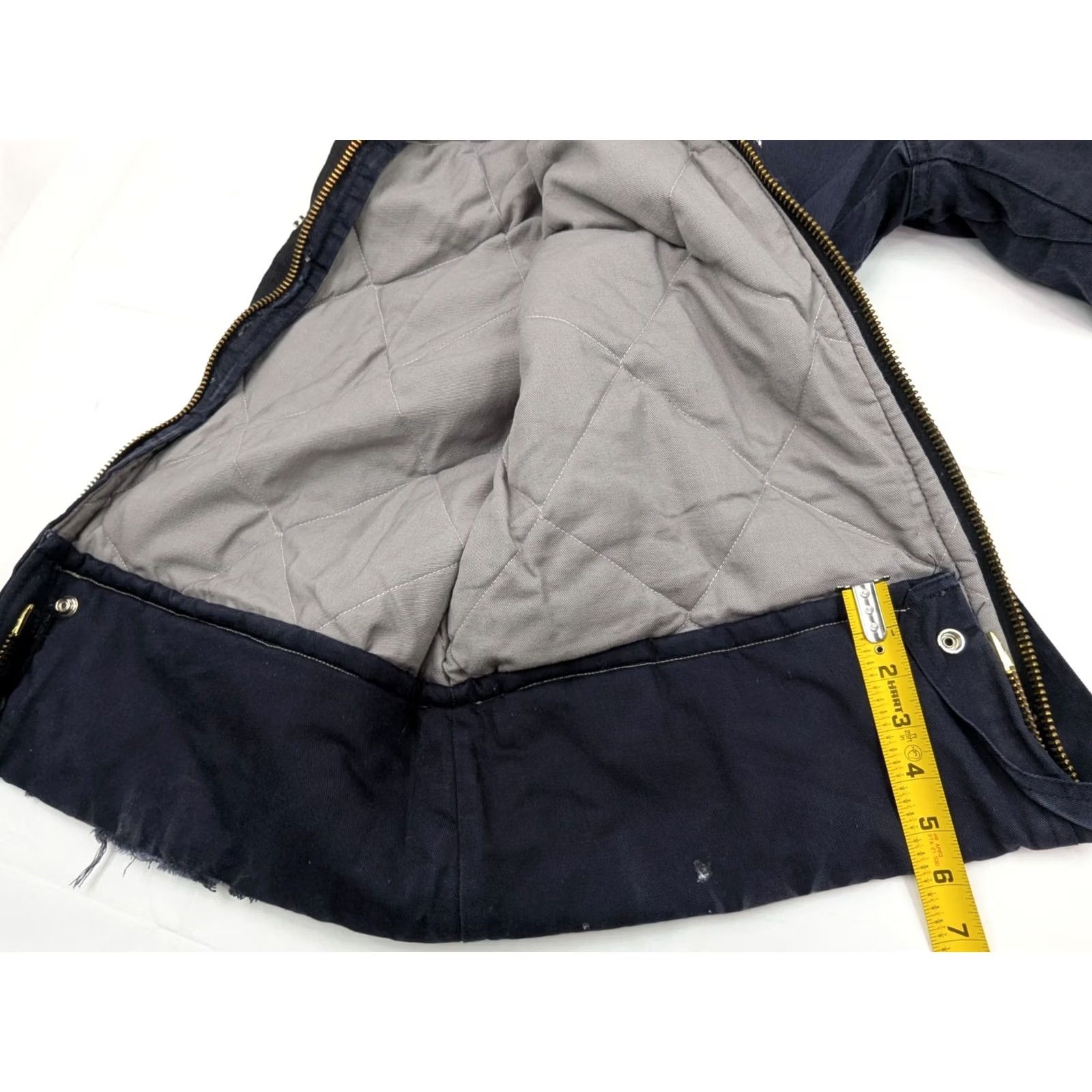 Vintage Bulwark Bib Overalls Flame Resistant Insulated 3XL Altered Leg (22" Inseam) Size US 39 - 4 Thumbnail