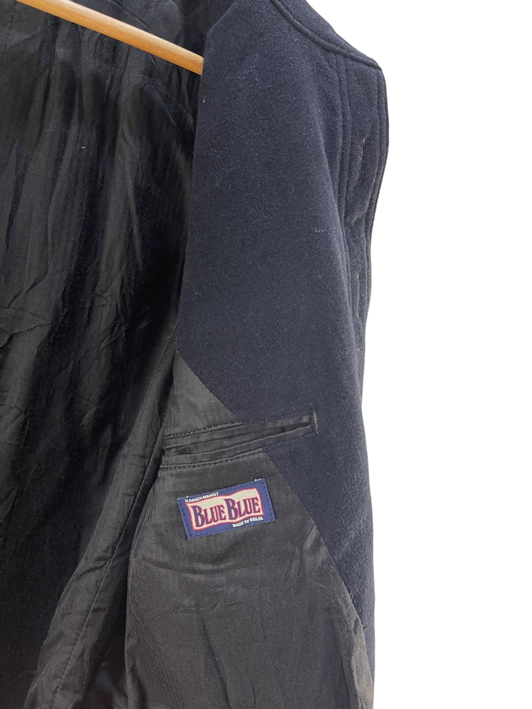Blue Blue Japan Vintage Blue Blue Japan Wool Coat Jacket Size M / US 6-8 / IT 42-44 - 10 Thumbnail