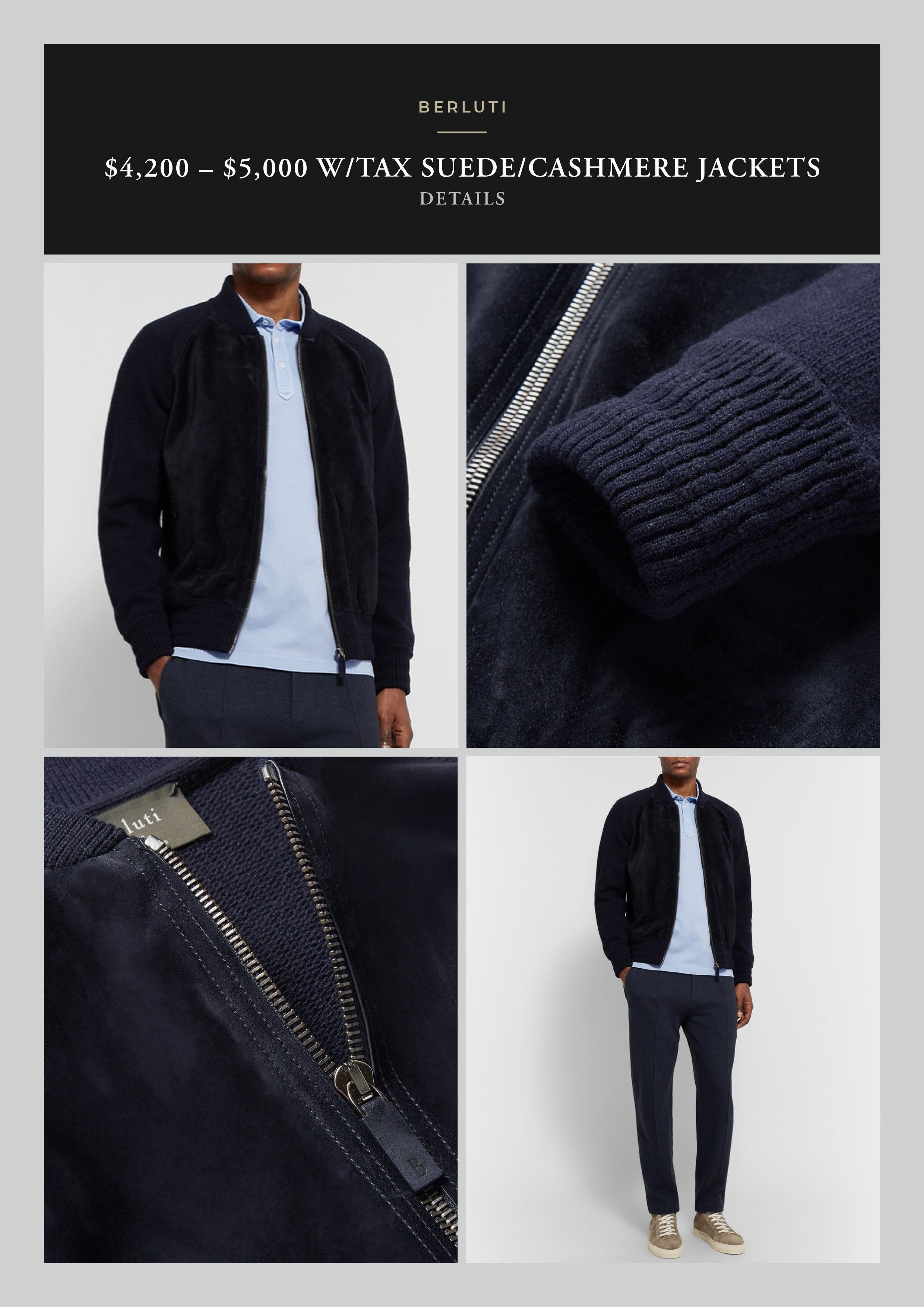 Berluti Fits L, Rare Haider (new designer of TOM FORD) Suede Knit Size US XL / EU 56 / 4 - 12 Thumbnail