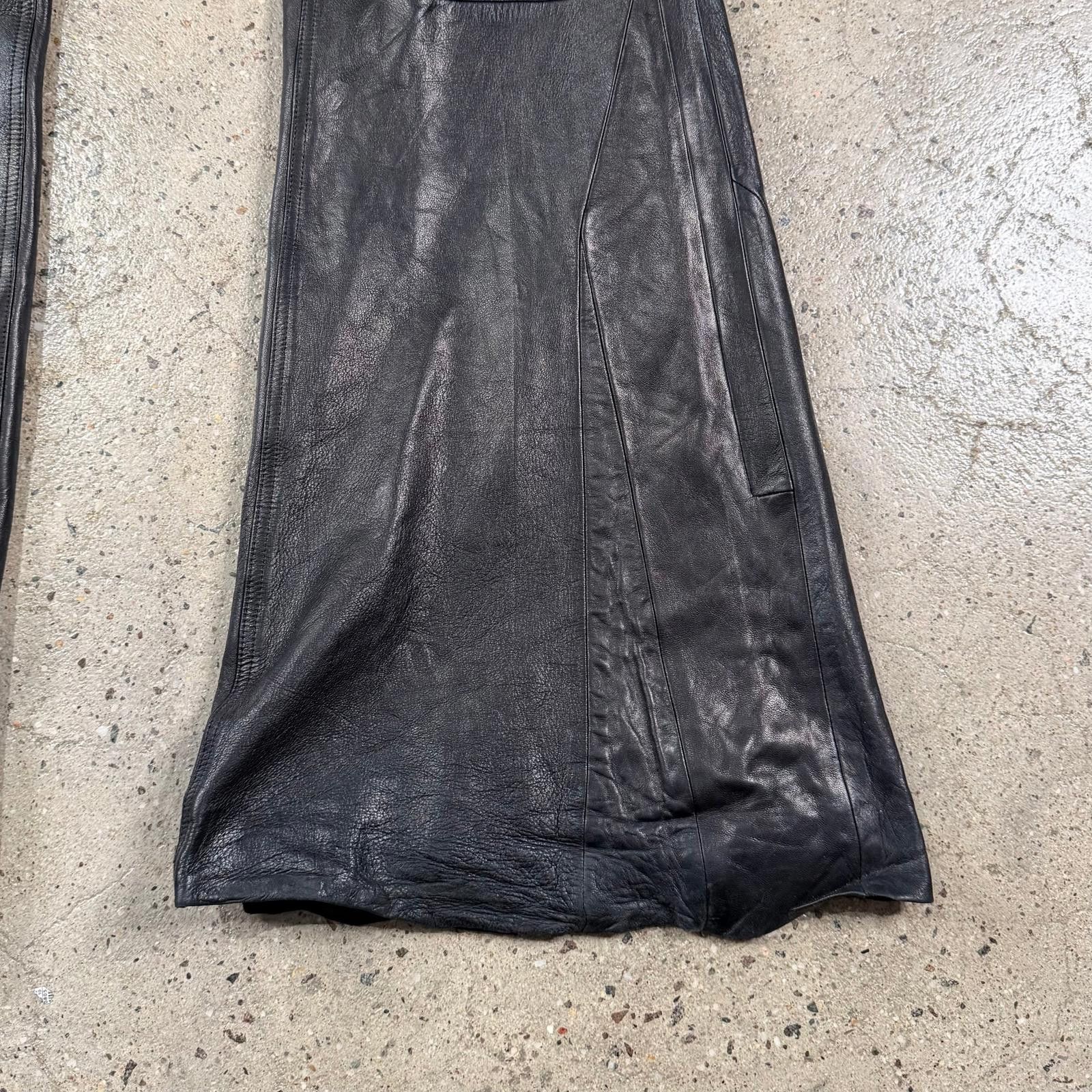 Rick Owens Rick Owens Slivered Leather Pants Size US 32 / EU 48 - 6 Thumbnail