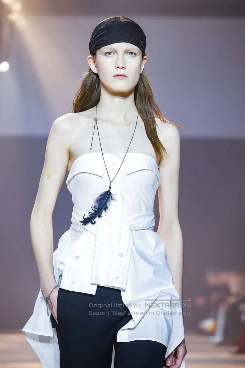 Ann Demeulemeester Ann Demeulemeester White Shirt Size XXS / US 00 / IT 34 - 2 Thumbnail