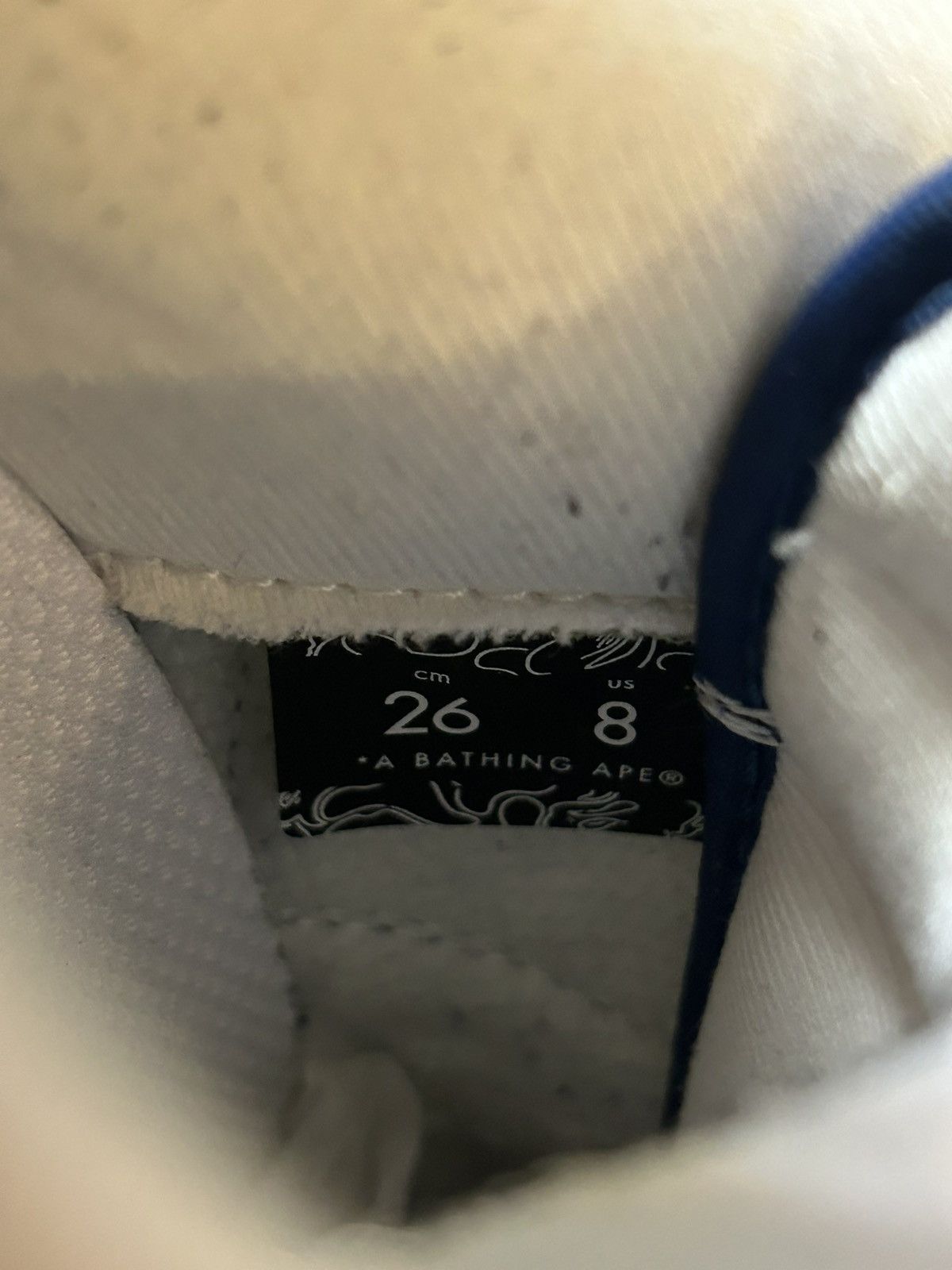 Bape Bape OG Navy Glitter Bapestas 8 Size US 8 / EU 41 - 8 Thumbnail