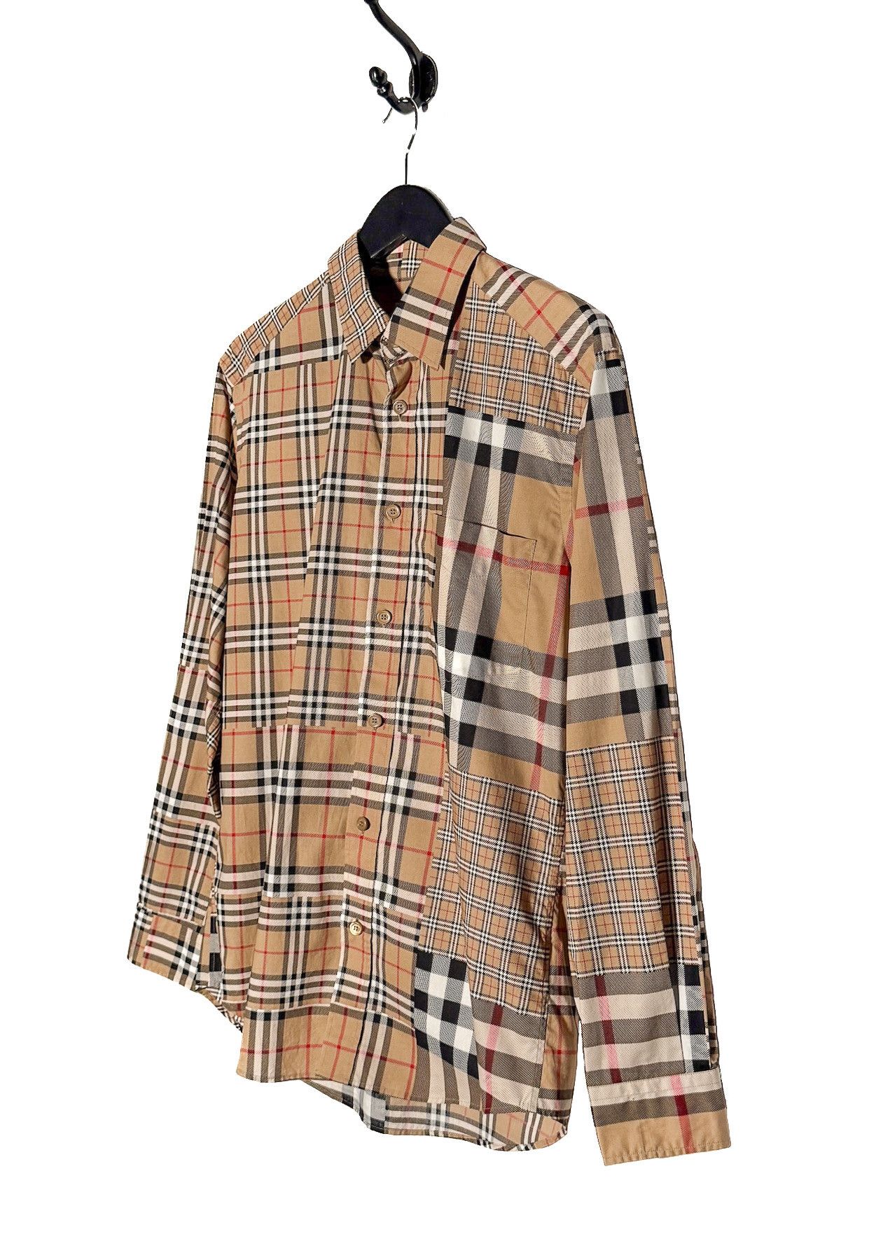 Burberry Burberry Nova Check Patchwork Buttoned Shirt Size US S / EU 44-46 / 1 - 2 Thumbnail