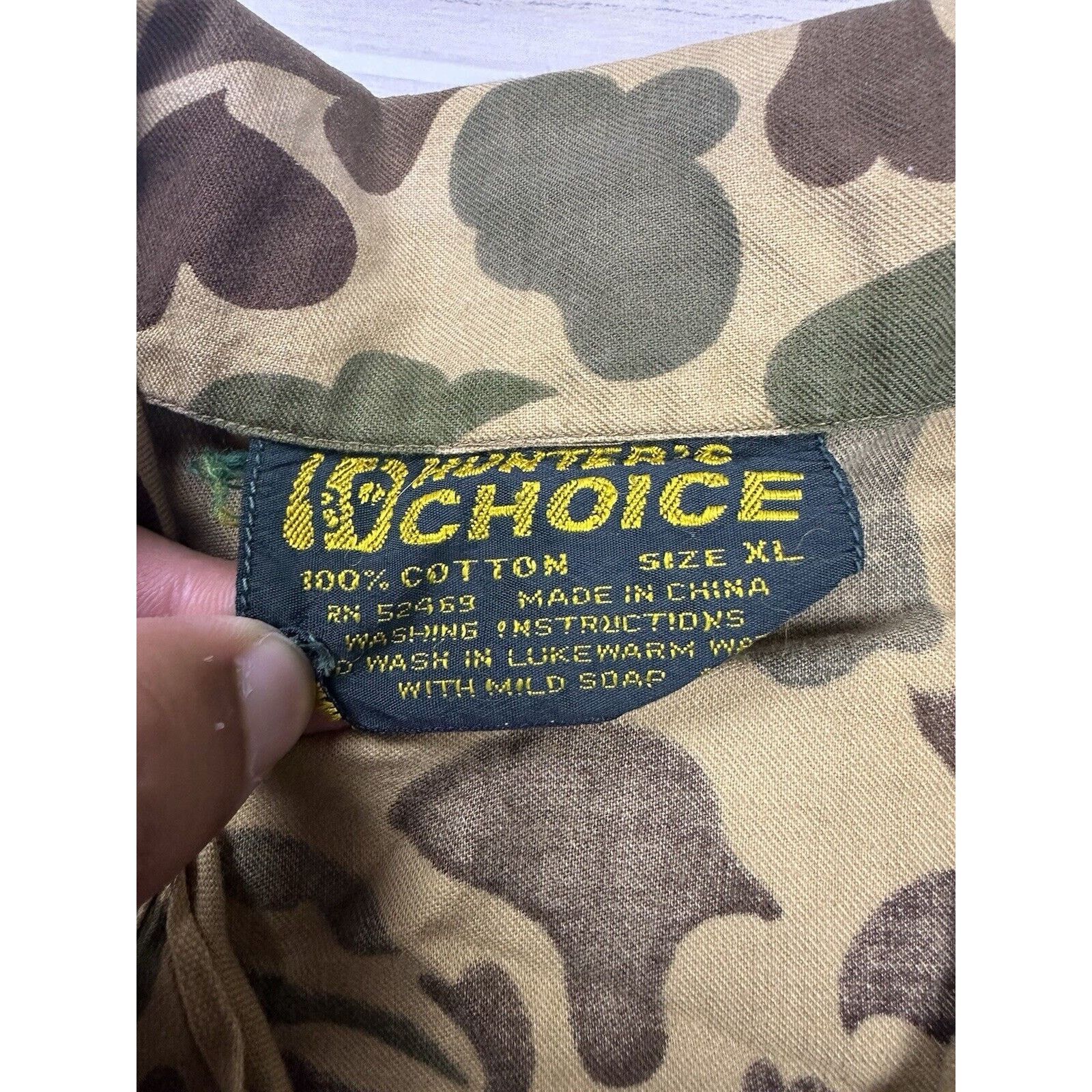 Vintage Vintage Hunters Choice Button Up Shirt Size US XL / EU 56 / 4 - 4 Thumbnail