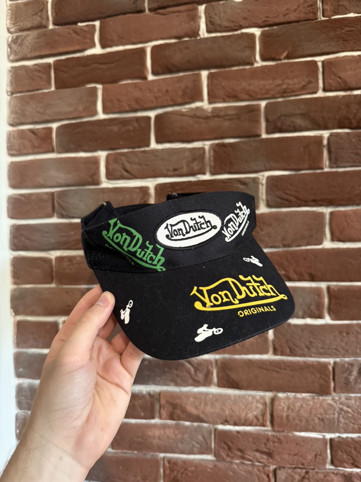 Von Dutch Von Dutch Visor Cap Logo Hype Design Hat Travis Scott Style Size ONE SIZE - 1 Thumbnail