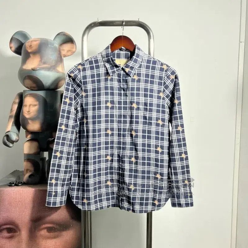 Burberry Burberry Gray Plaid Long Sleeve Shirt. Size US M / EU 48-50 / 2 - 1 Thumbnail