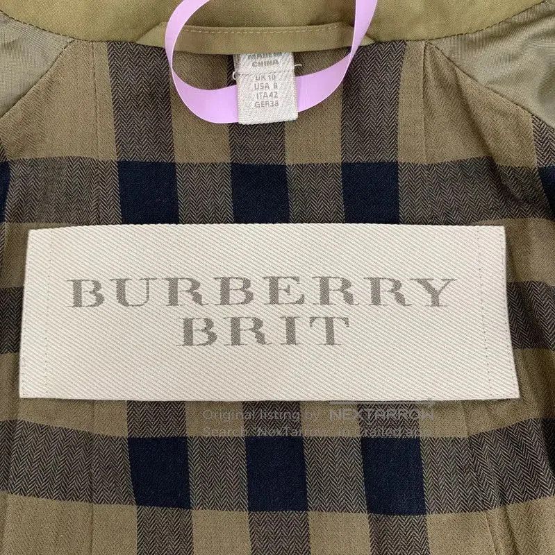 Burberry Burberry Military Green Women's Trench Coat. Size XXS / US 00 / IT 34 - 5 Thumbnail