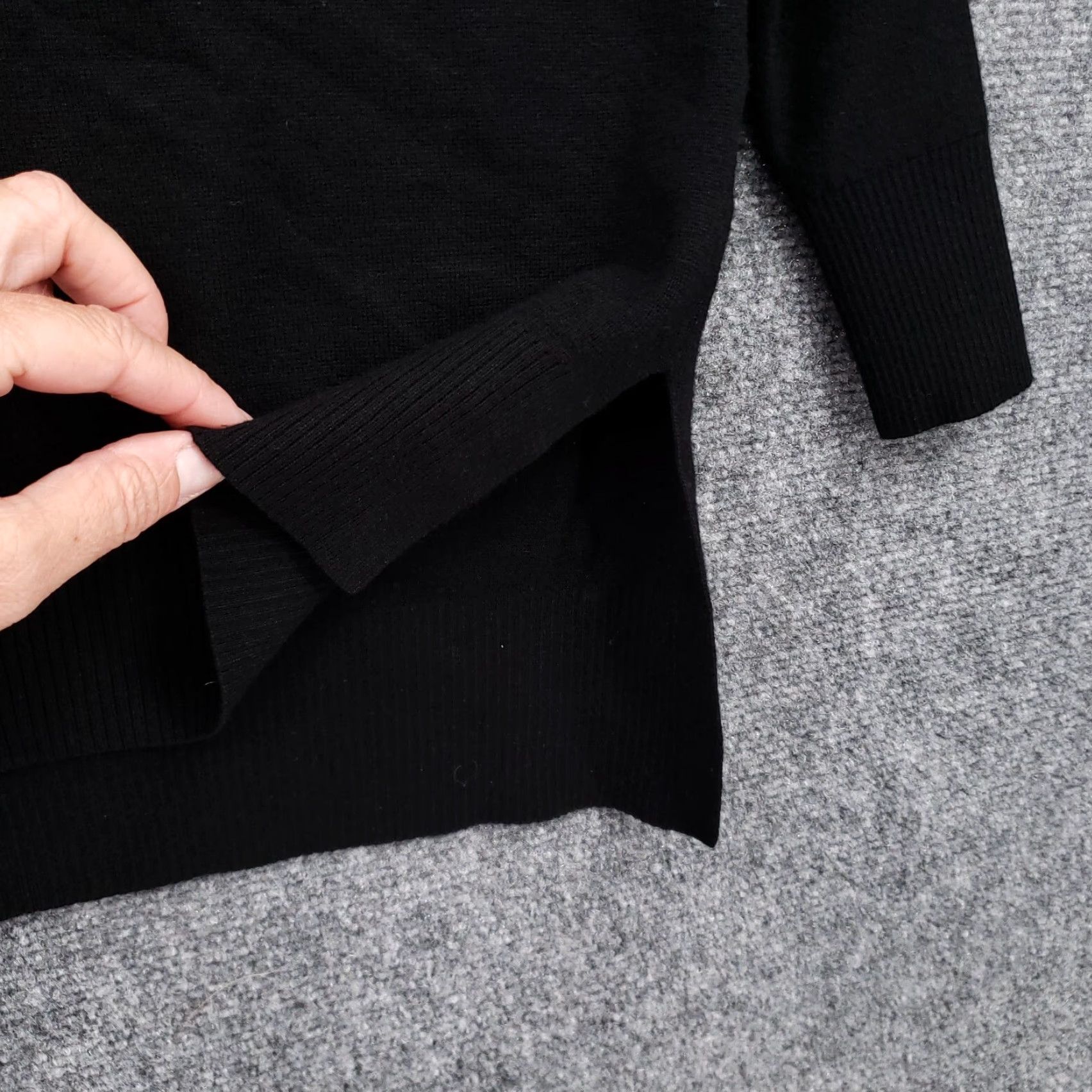 Banana Republic Banana Republic Sweater Womens S Small Petites Black Pullover Long Sleeve Knit Shirt Womens Size S / US 4 / IT 40 - 7 Thumbnail