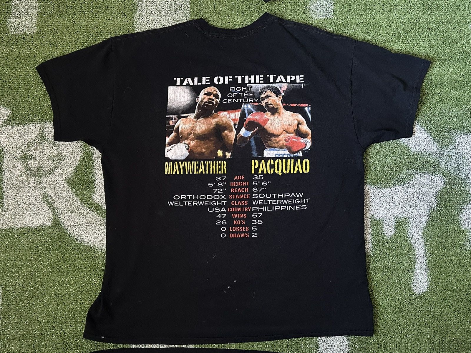 Vintage Mayweather vs Paquio 2015 Shirt Size US XL / EU 56 / 4 - 2 Thumbnail