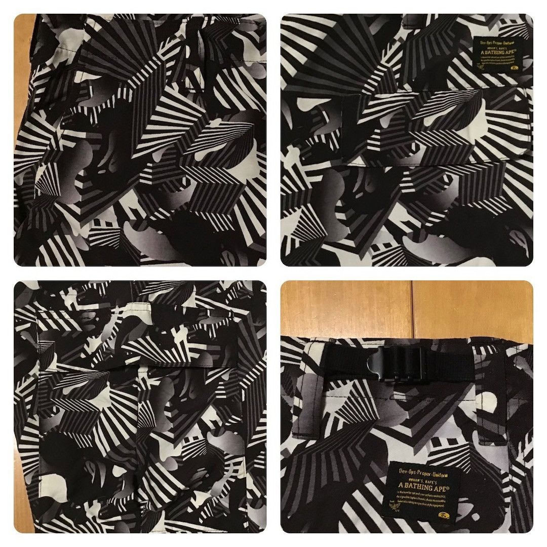 Bape BAPE Dazzle Camo Cargo Pants a bathing ape ★size M Size US 32 / EU 48 - 4 Thumbnail