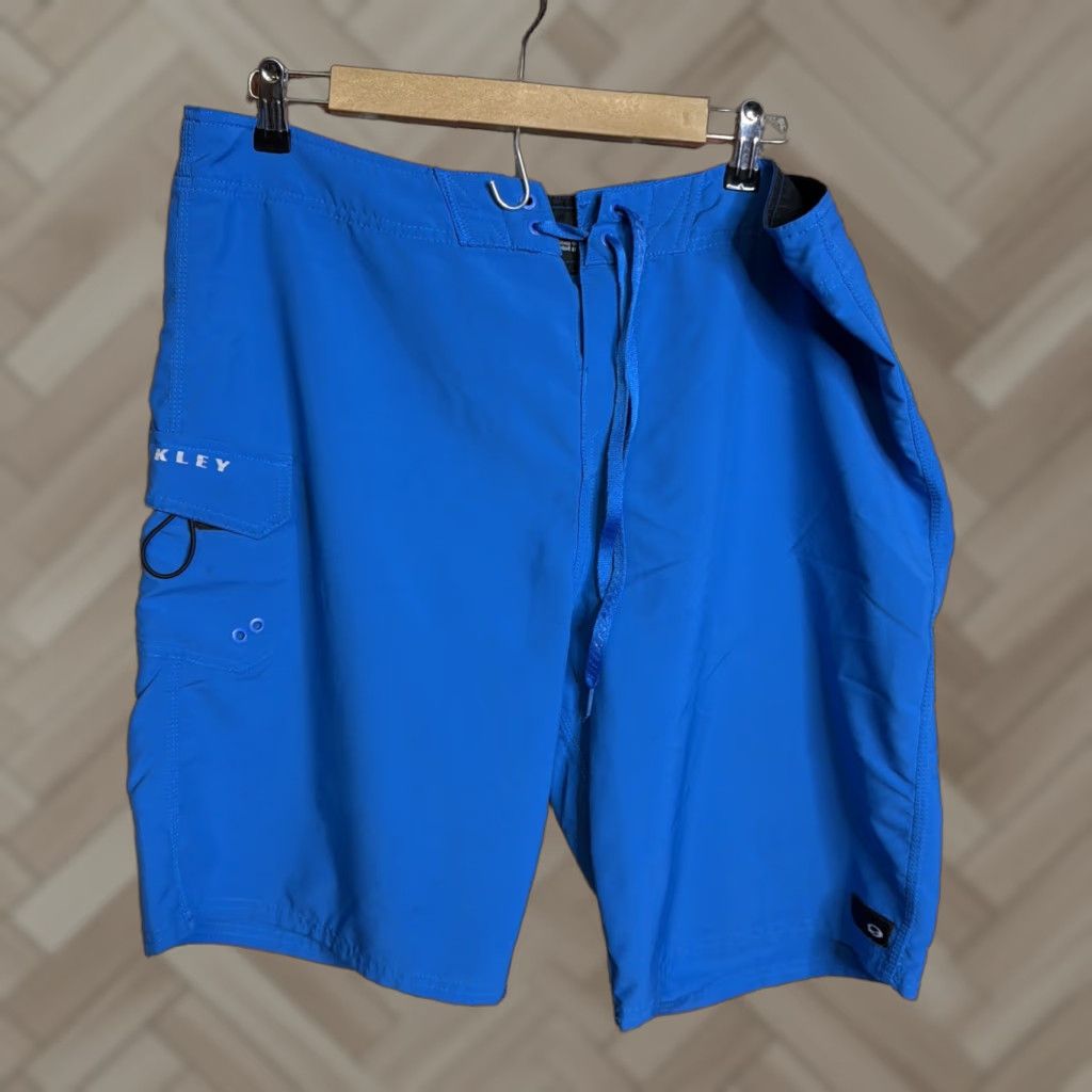 Oakley Oakley Men's Swim Trunks Board Shorts 36 Blue Beach Surfing Mens Size US 36 / EU 52 - 1 Thumbnail