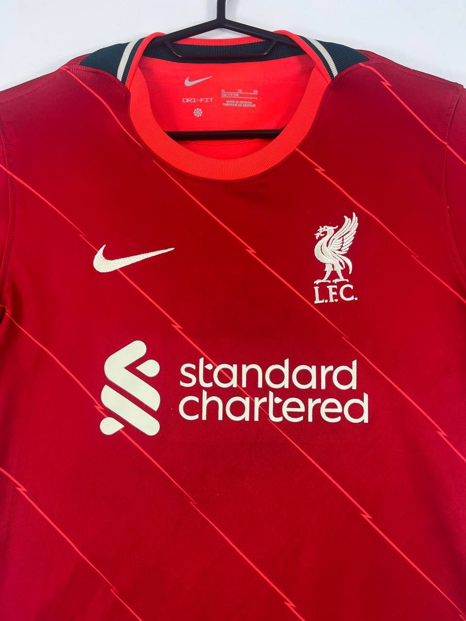 Nike Liverpool 2021 2022 Home Salah #11 Nike DB2560-688 Size M Size US M / EU 48-50 / 2 - 4 Thumbnail