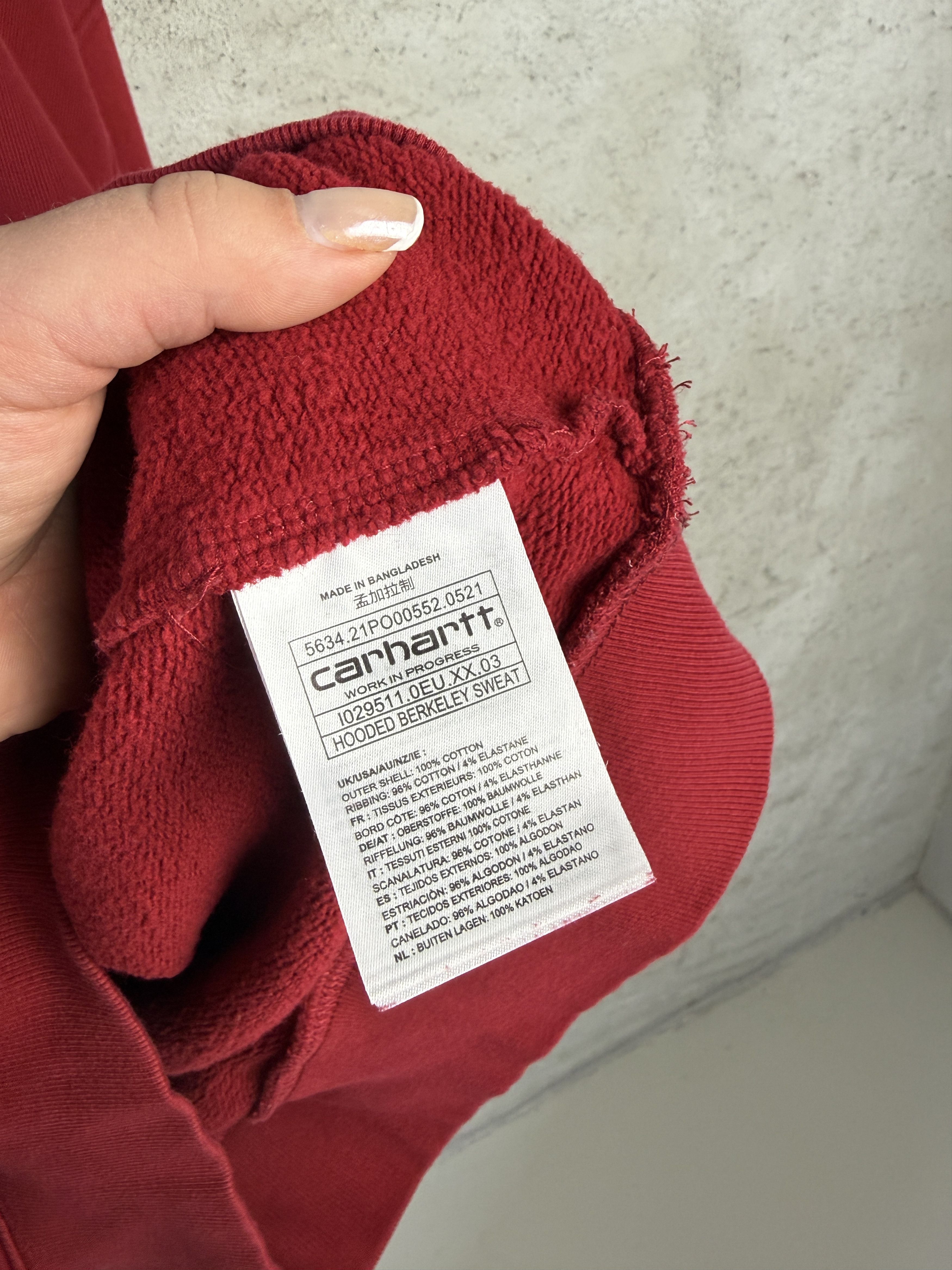 Carhartt Wip Carhartt WIP Hooded Berkeley Sweat hoodie skate Size US S / EU 44-46 / 1 - 5 Thumbnail