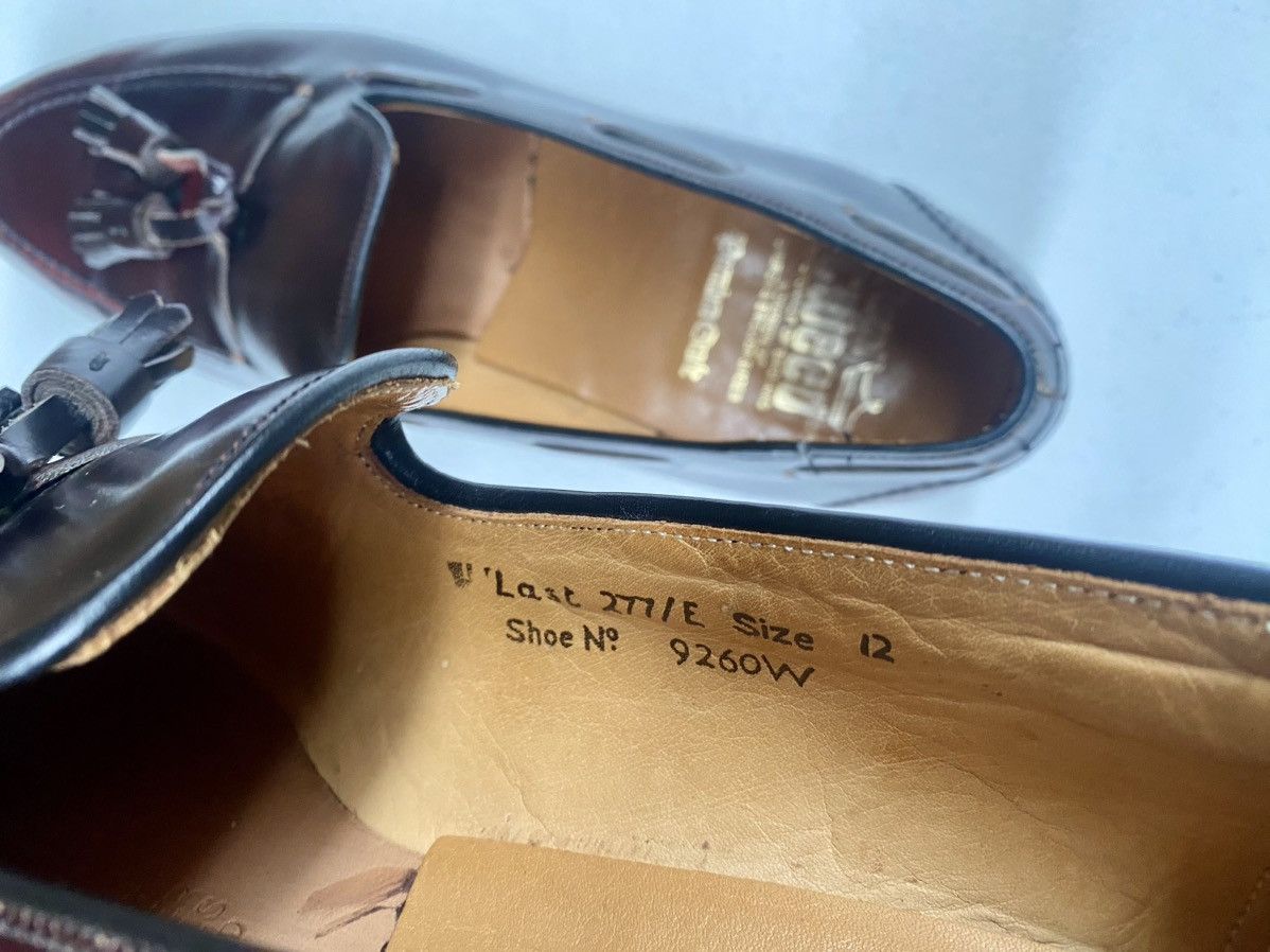 Cheaney Church’s 🇮🇹 RT Cheaney Merlot shell cordovan tassel loafer 12 Size US 12 / EU 45 - 14 Thumbnail