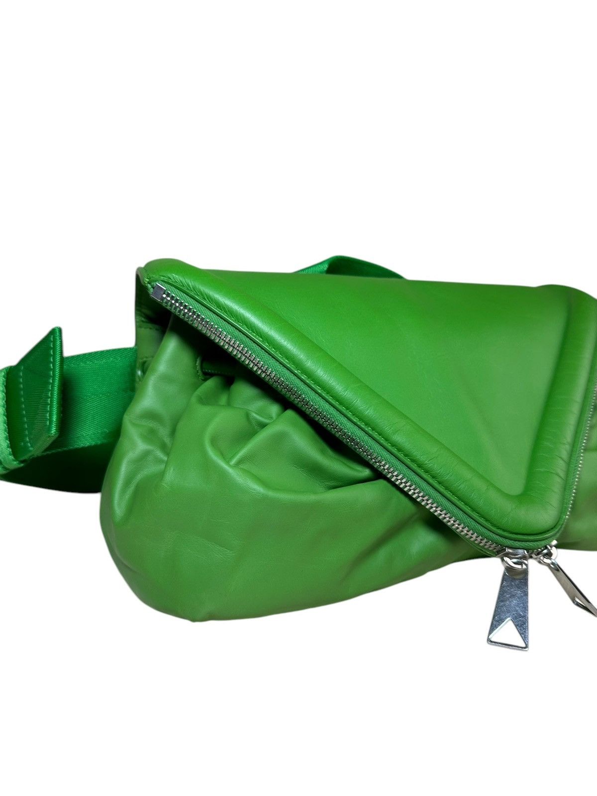 Bottega Veneta Bottega Veneta Green Leather Belt Bag – Made in Italy Size ONE SIZE - 2 Thumbnail
