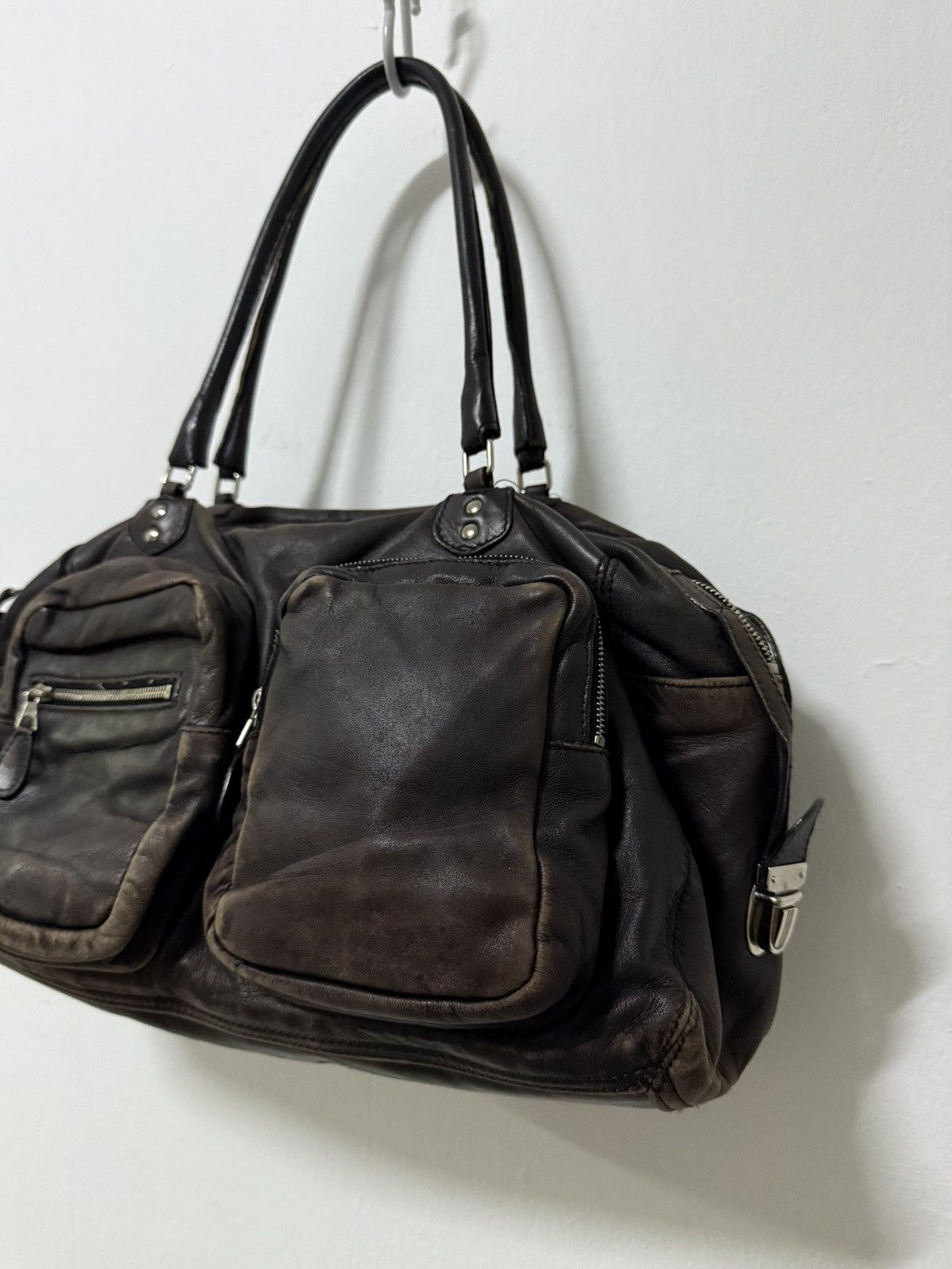 Balenciaga Balenciaga Cargo Multipocket black Patina Leather bag Size ONE SIZE - 2 Thumbnail
