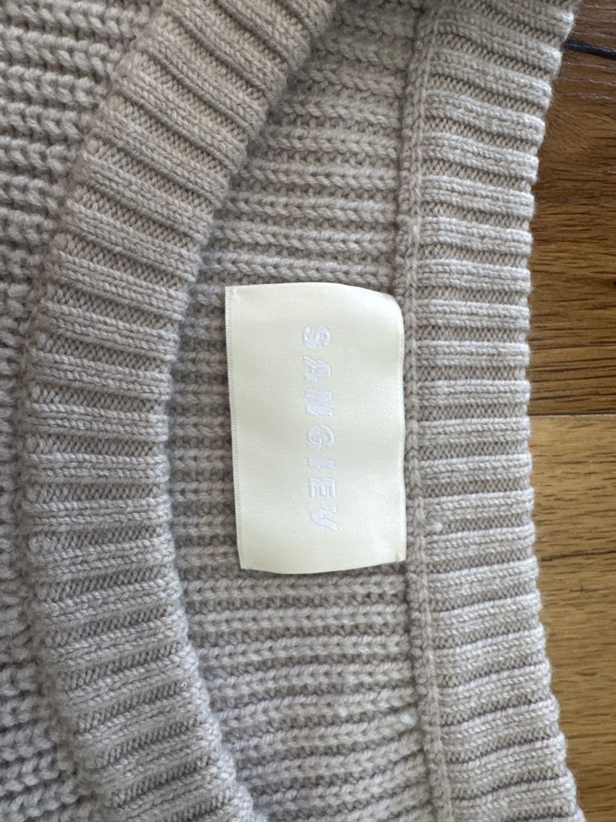 Sangiev Sangiev Cropped fog wool sweater Size US M / EU 48-50 / 2 - 3 Thumbnail